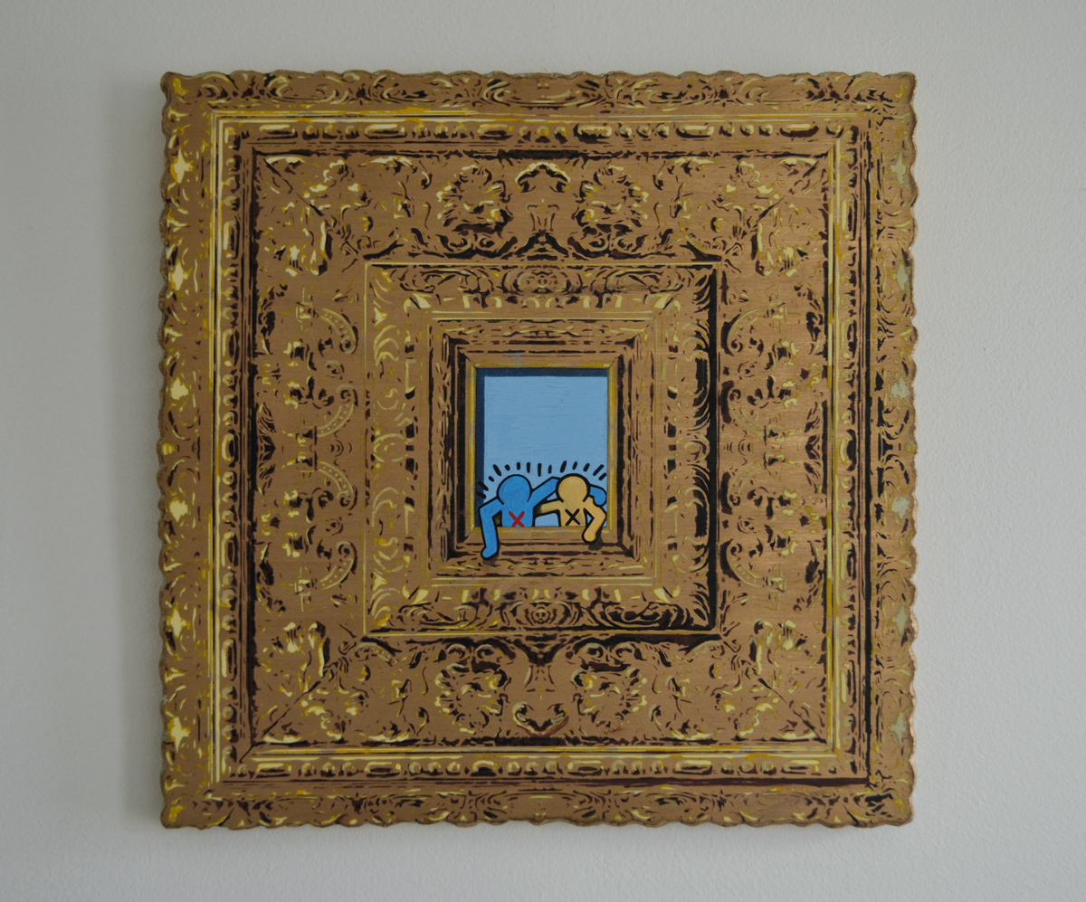 "Ode to Keith Haring No.2", Worksbyelee, Eric Lee, E.LEE, E LEE, Chicago, Chicago art, Eric Lee art, E. LEE art
