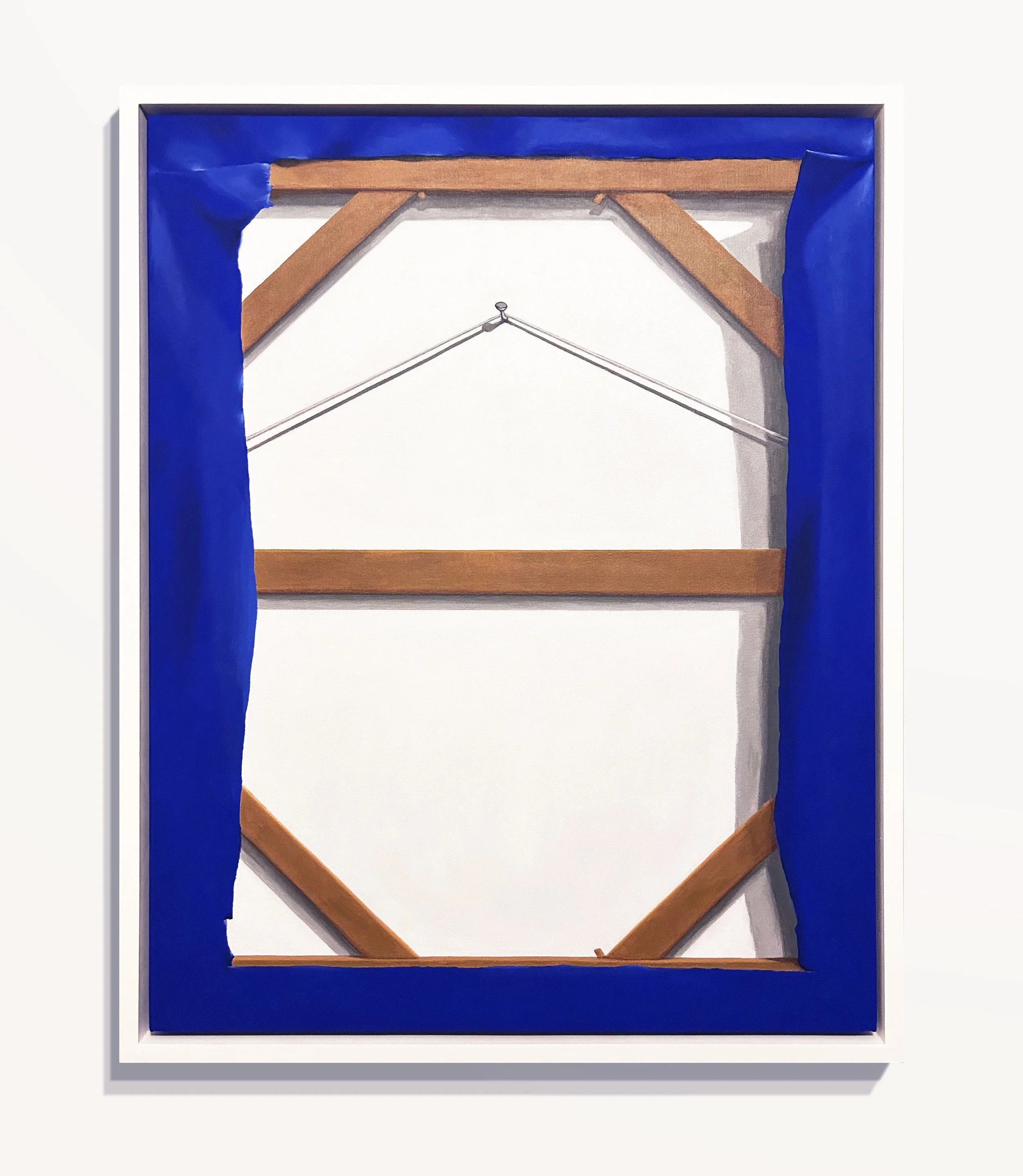   A Commitment to Reduction   Acrylic on Canvas 28in x 36in 2024 