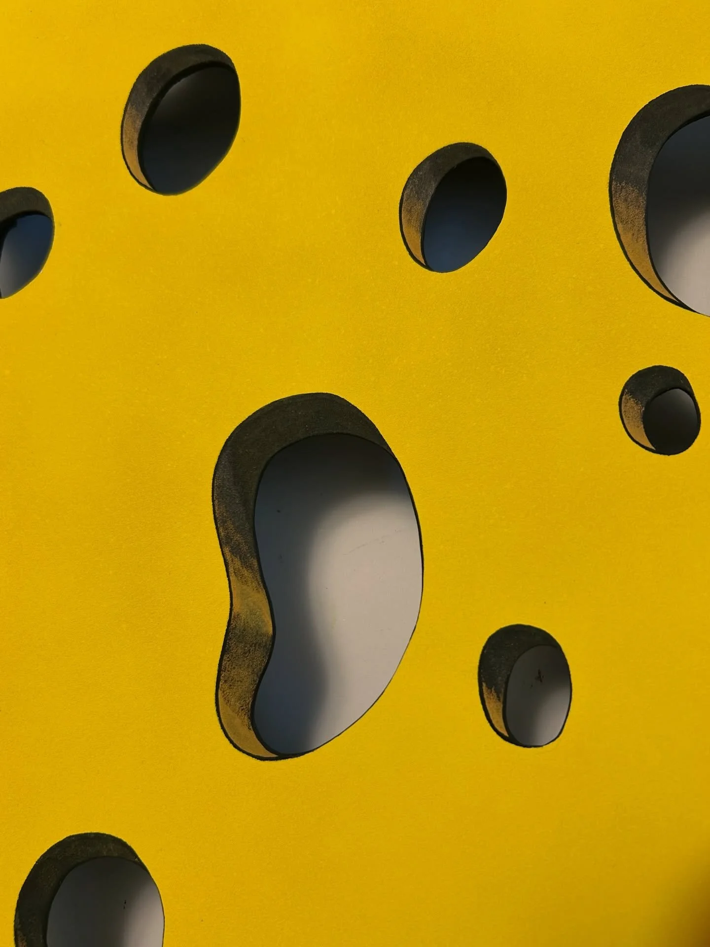Swiss Cheese (detail)

&ldquo;Nothing to See Here&rdquo;
@krausegallery May 16