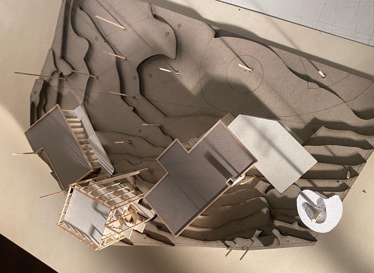 1:125 Scale Model for Jesus Lopez, Architect, Mexico City, 2022