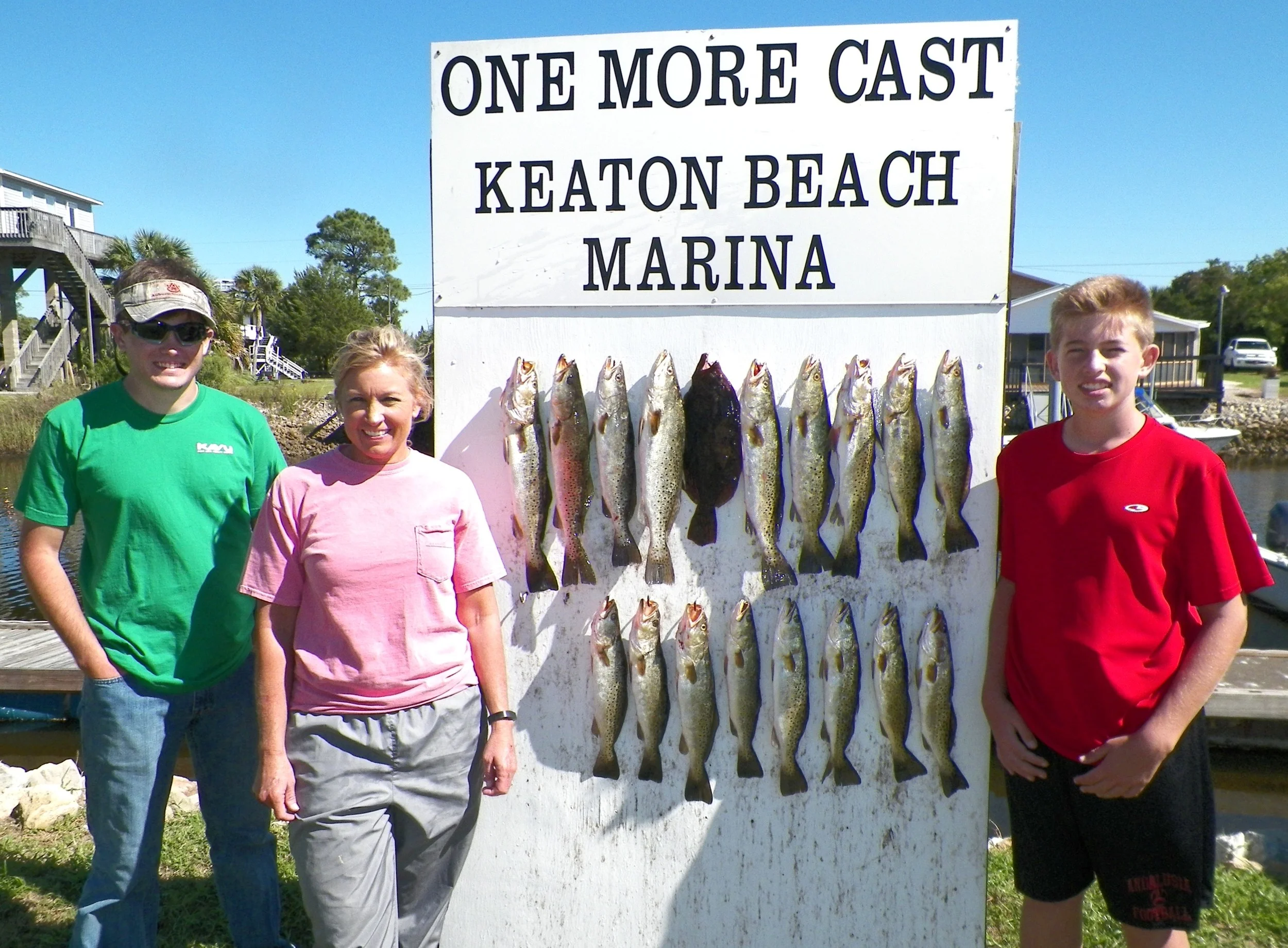 Grant, Debbie and Colin Marcum of Dozier, Alabama 10/ 17 /14