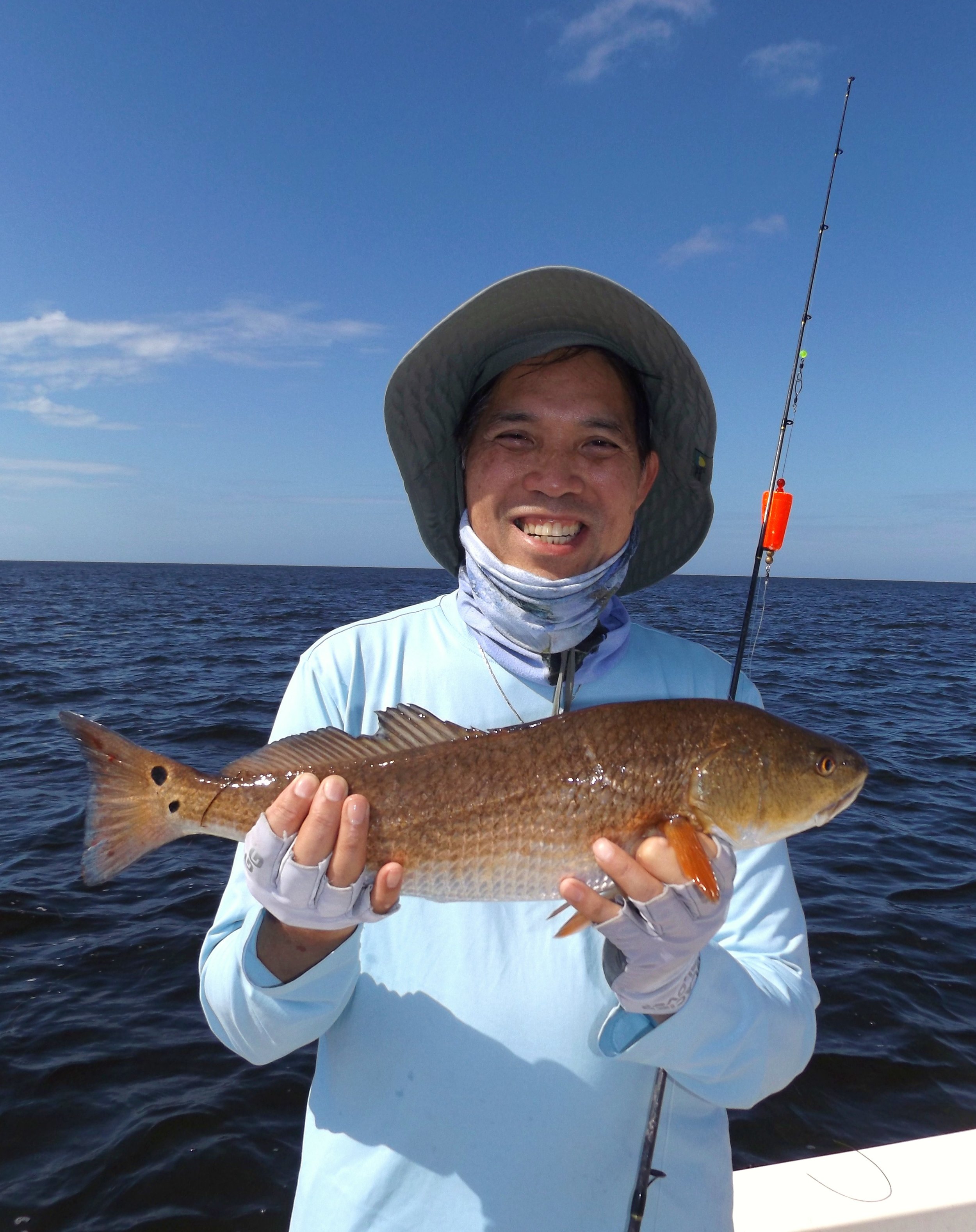 Binh Nyugyen of Tallahassee witha nice red