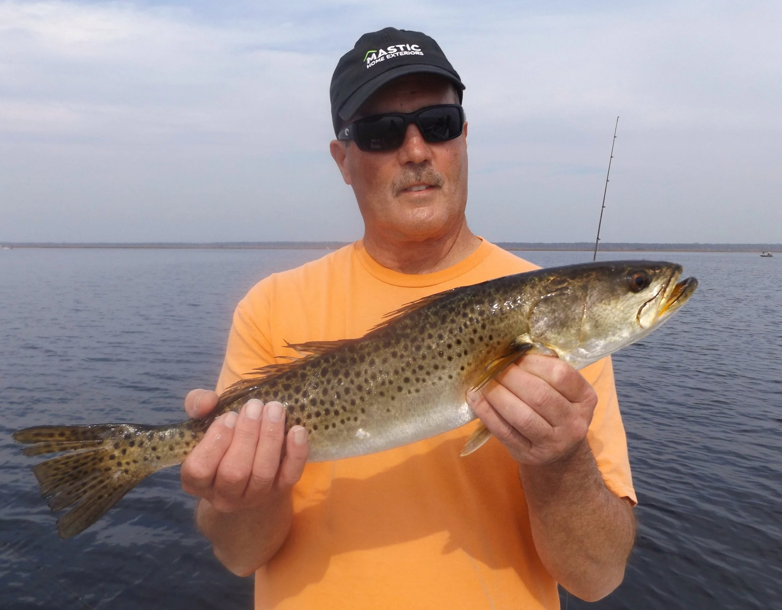 Chuck Hurst with a fine trout taken 11/13/16