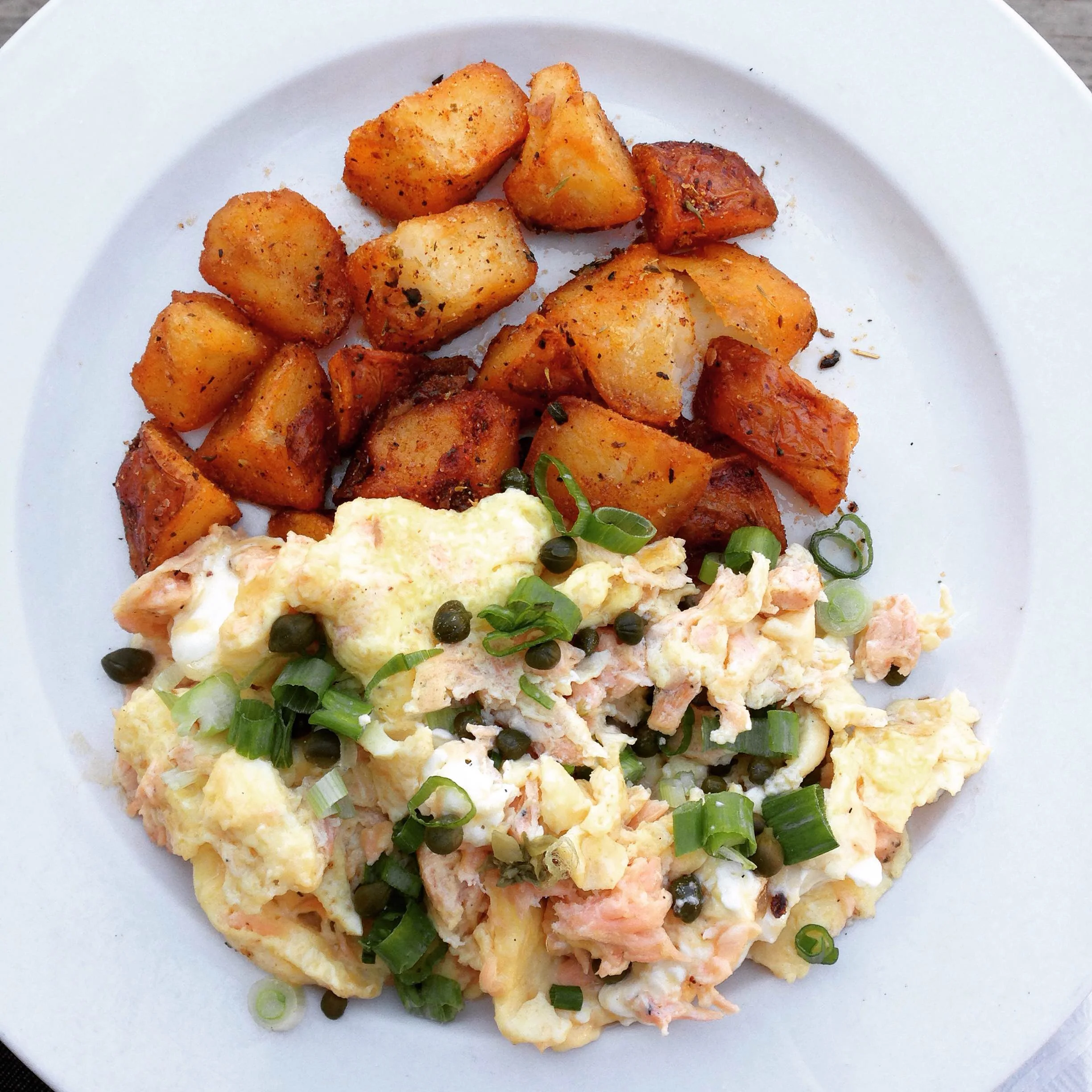 Egg with Housemade Smoked Salmon