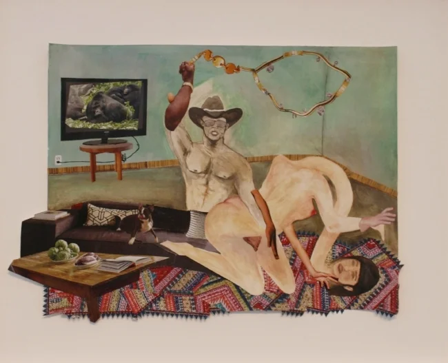   The Discovery Channel , 2016, Collage and gouache on paper, 31 x 41 cm, 