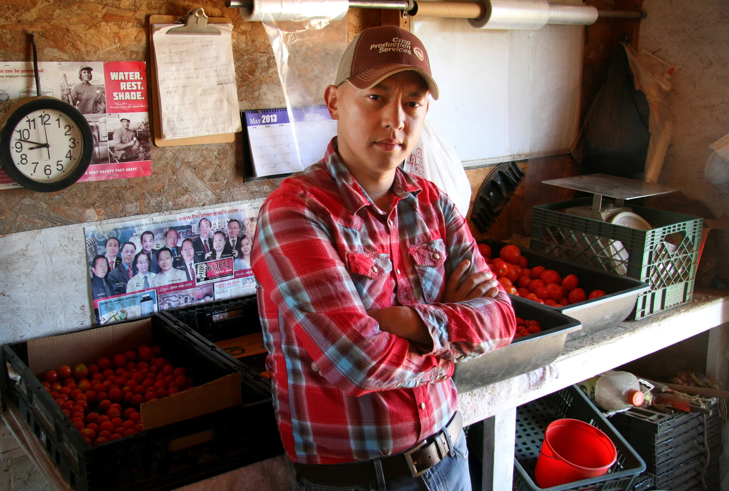 Hmong Farmer for the Christian Science Monitor - Editorial photography by Christian Parley of ParleyShot Commercial Photography in Fresno