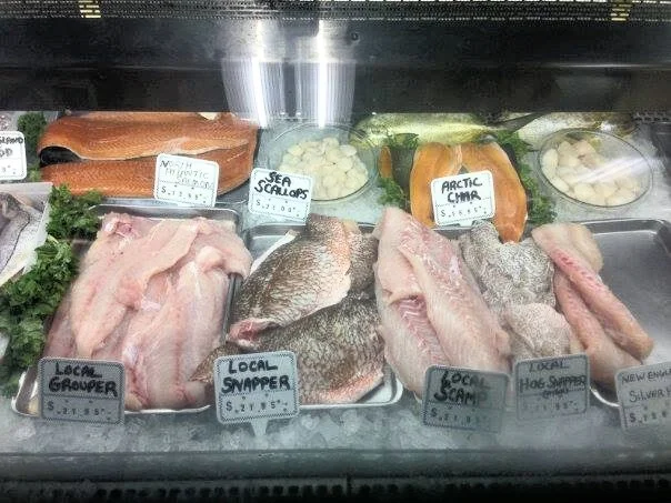 Local and Select Seafood is Delivered to Captain Brian's Fish Market on a Daily Basis
