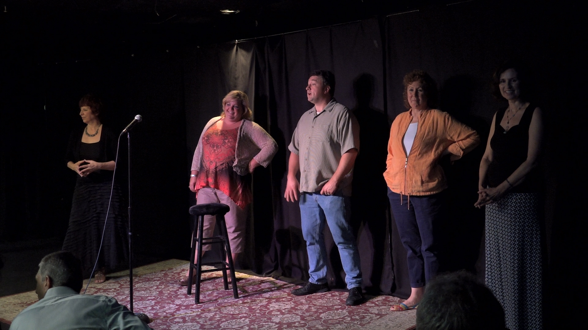 June 20 storytellers onstage