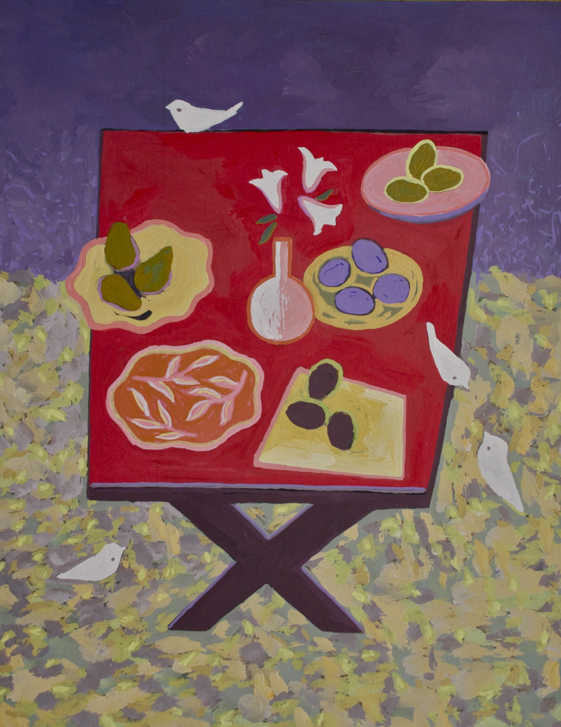 Acrylic and Flashe on Panel 20" x 16"