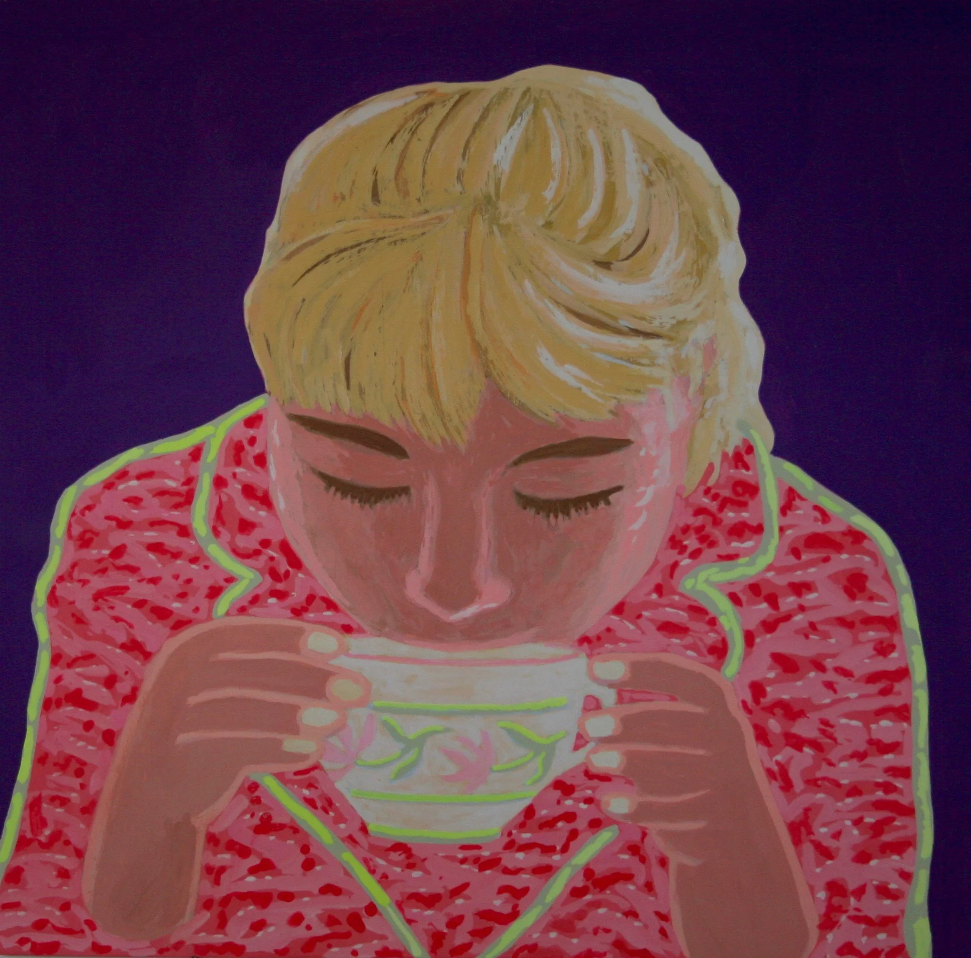 Acrylic and Flashe on Panel 16" x 16"