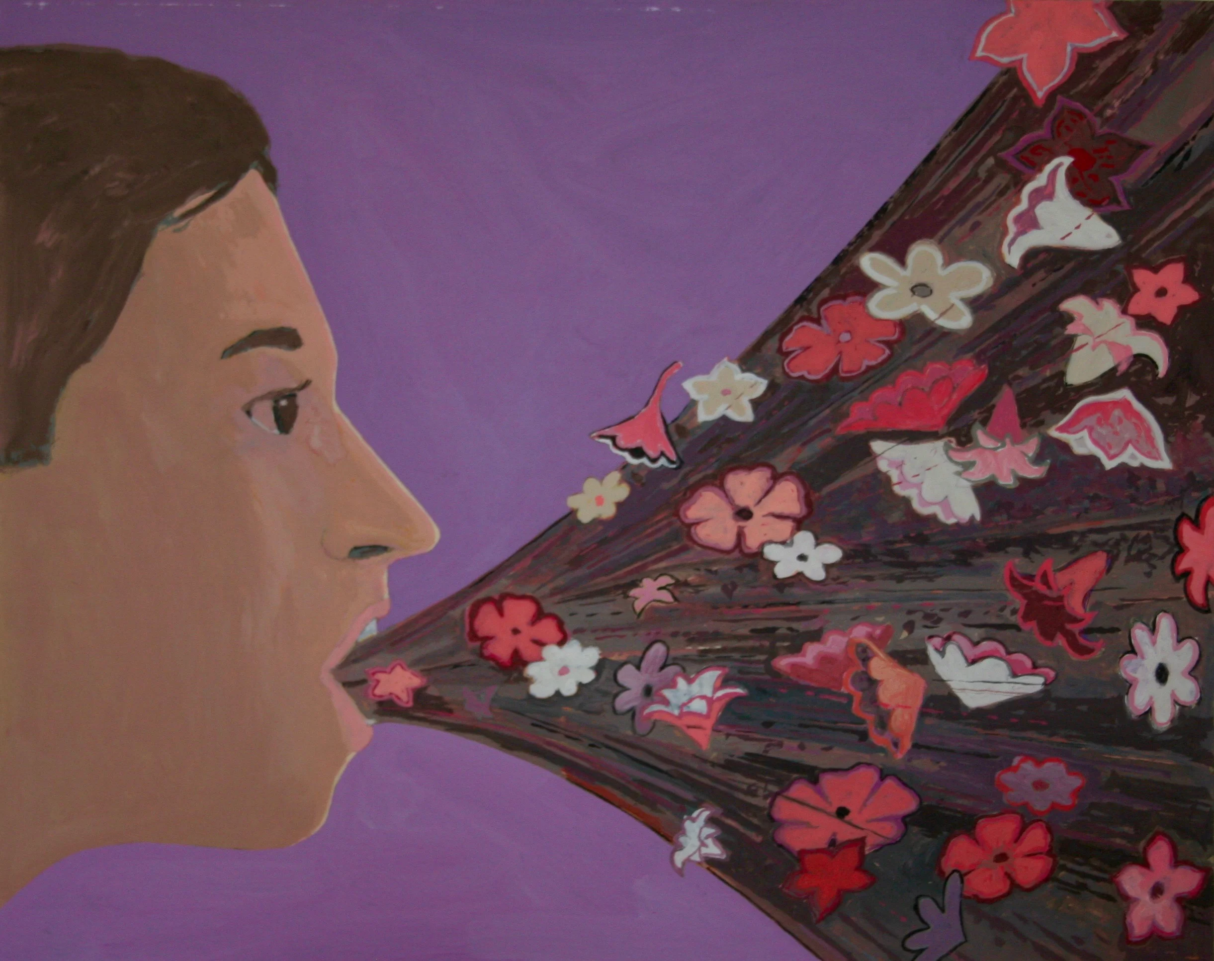 Acrylic and Flashe on Panel 16" x 20"