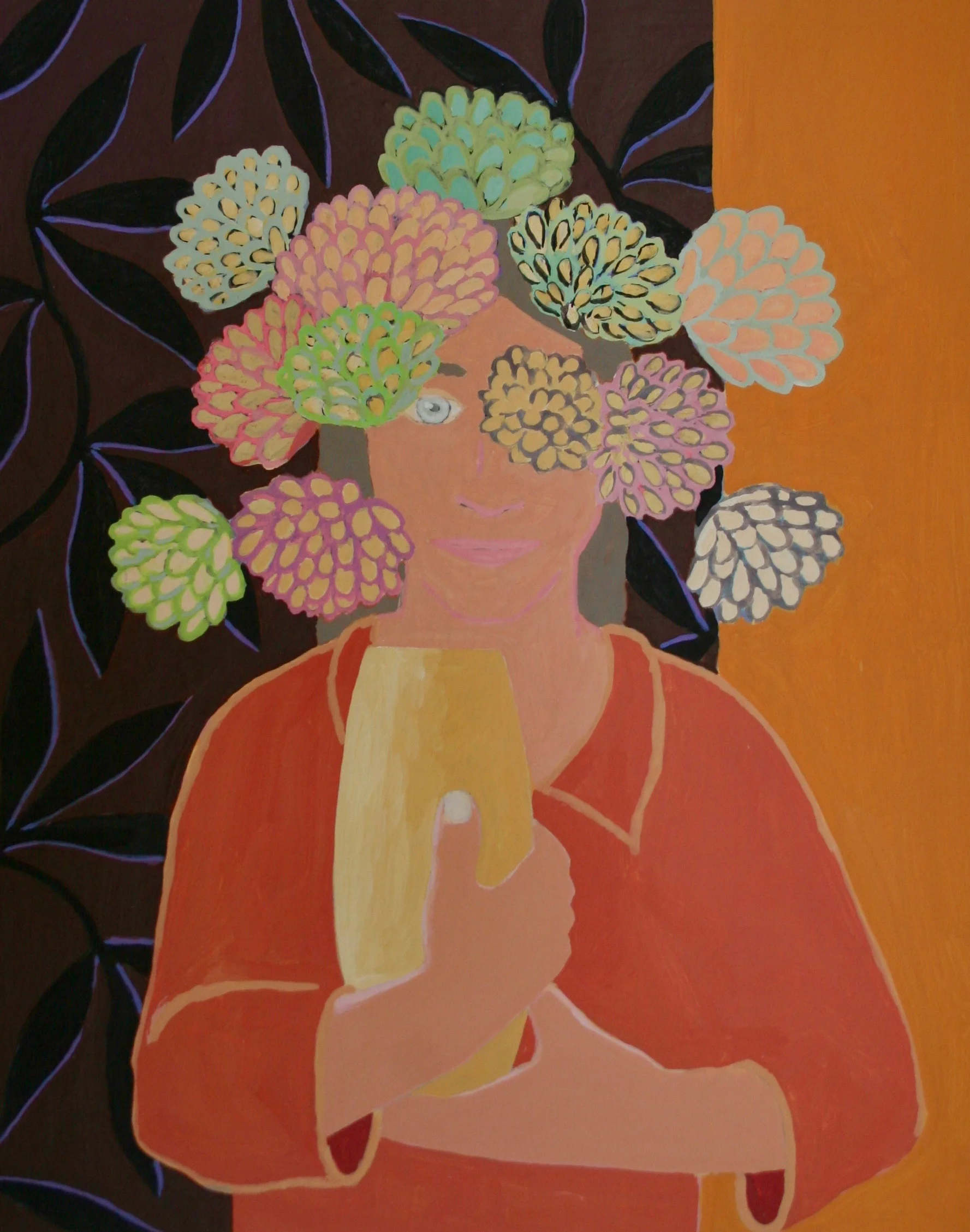 Acrylic and Flashe on Panel 30" x 22"
