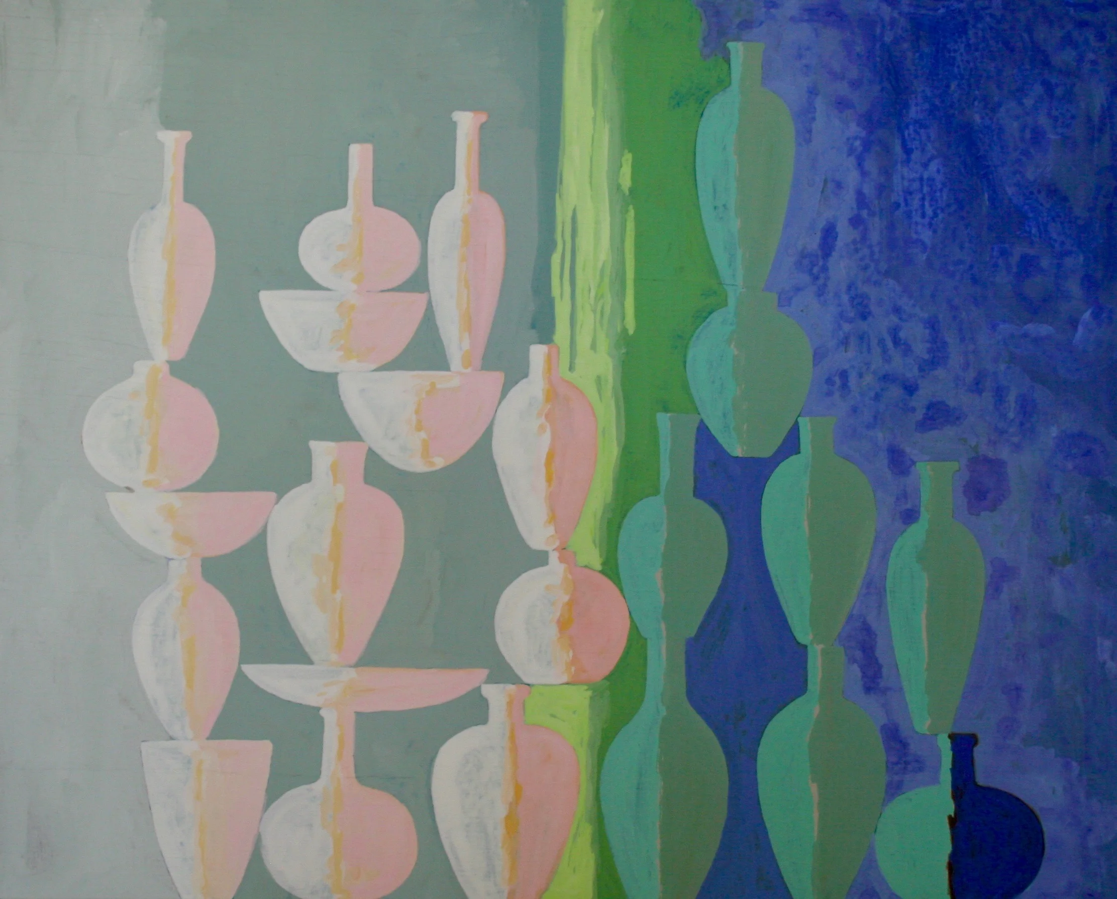 Acrylic and Flashe on Panel 22" x 30"