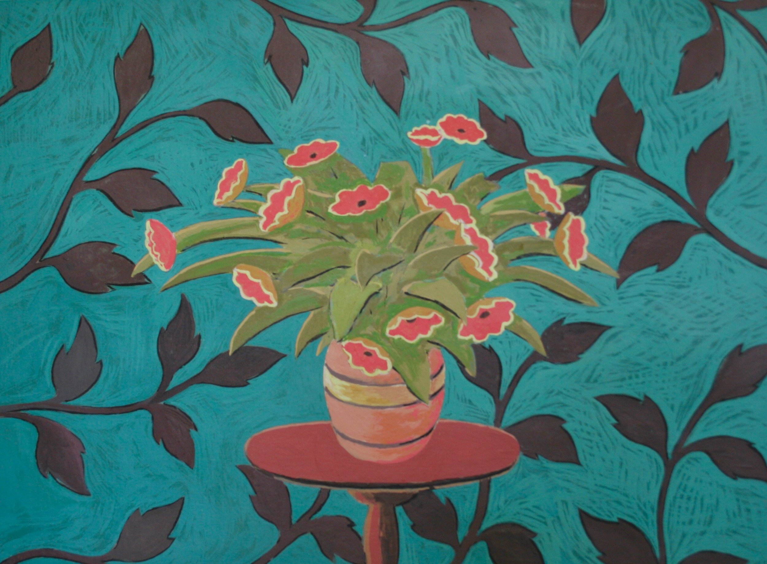 Acrylic and Flashe on Panel 22" x 30"