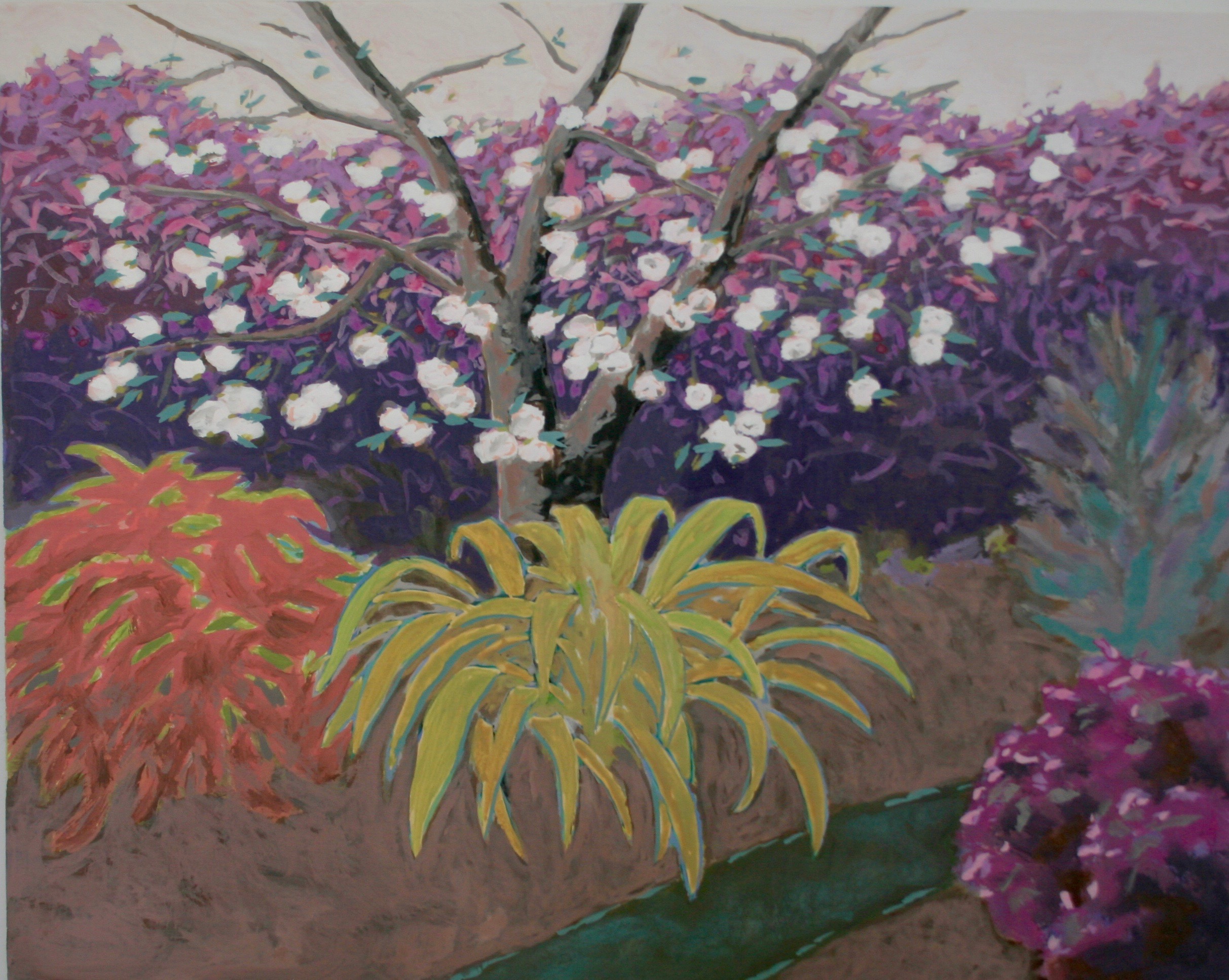 Acrylic and Flashe on Panel 16" x 20"