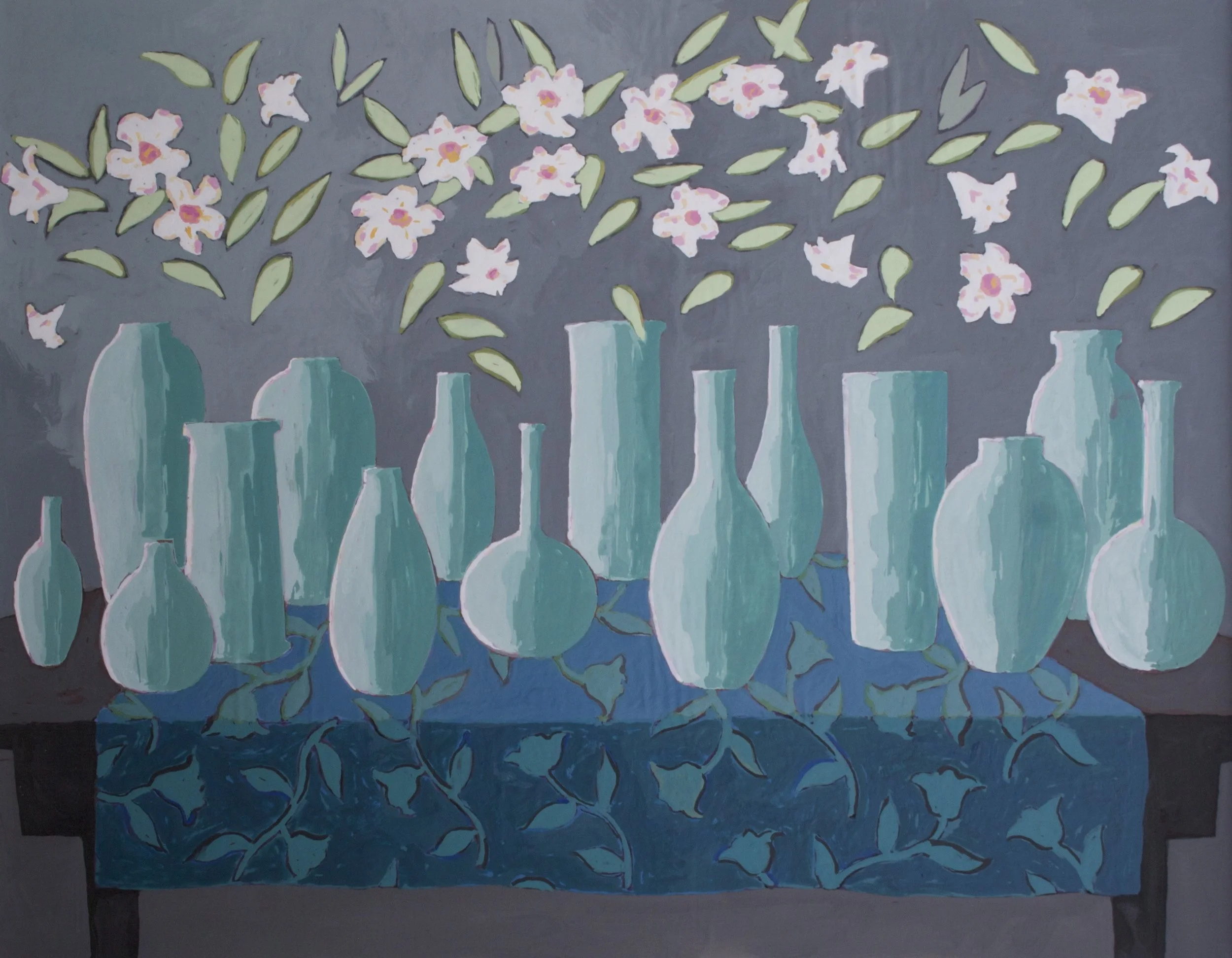 Acrylic and Flashe on Panel 22" x 30"