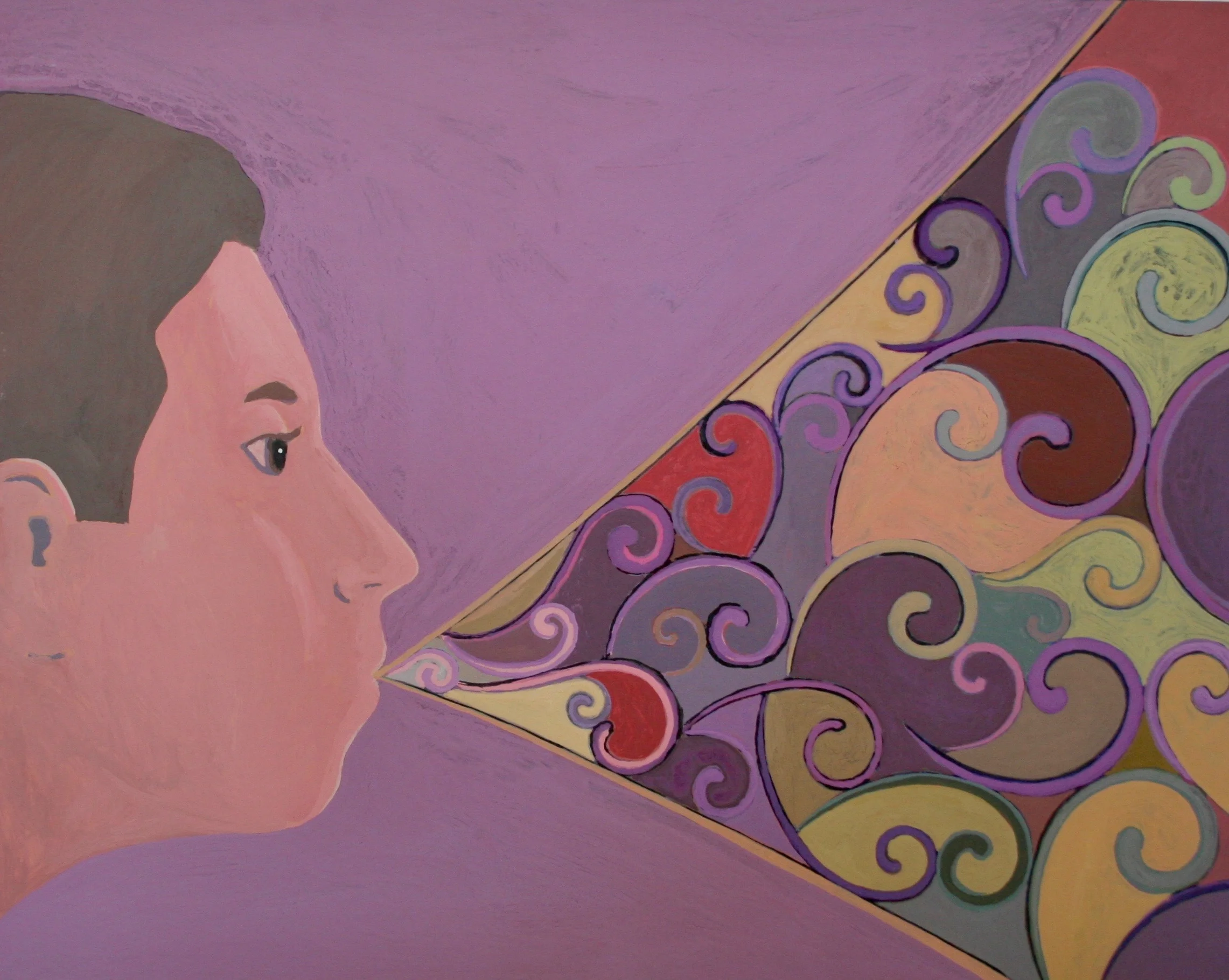 Acrylic and Flashe on Panel 16" x 20"
