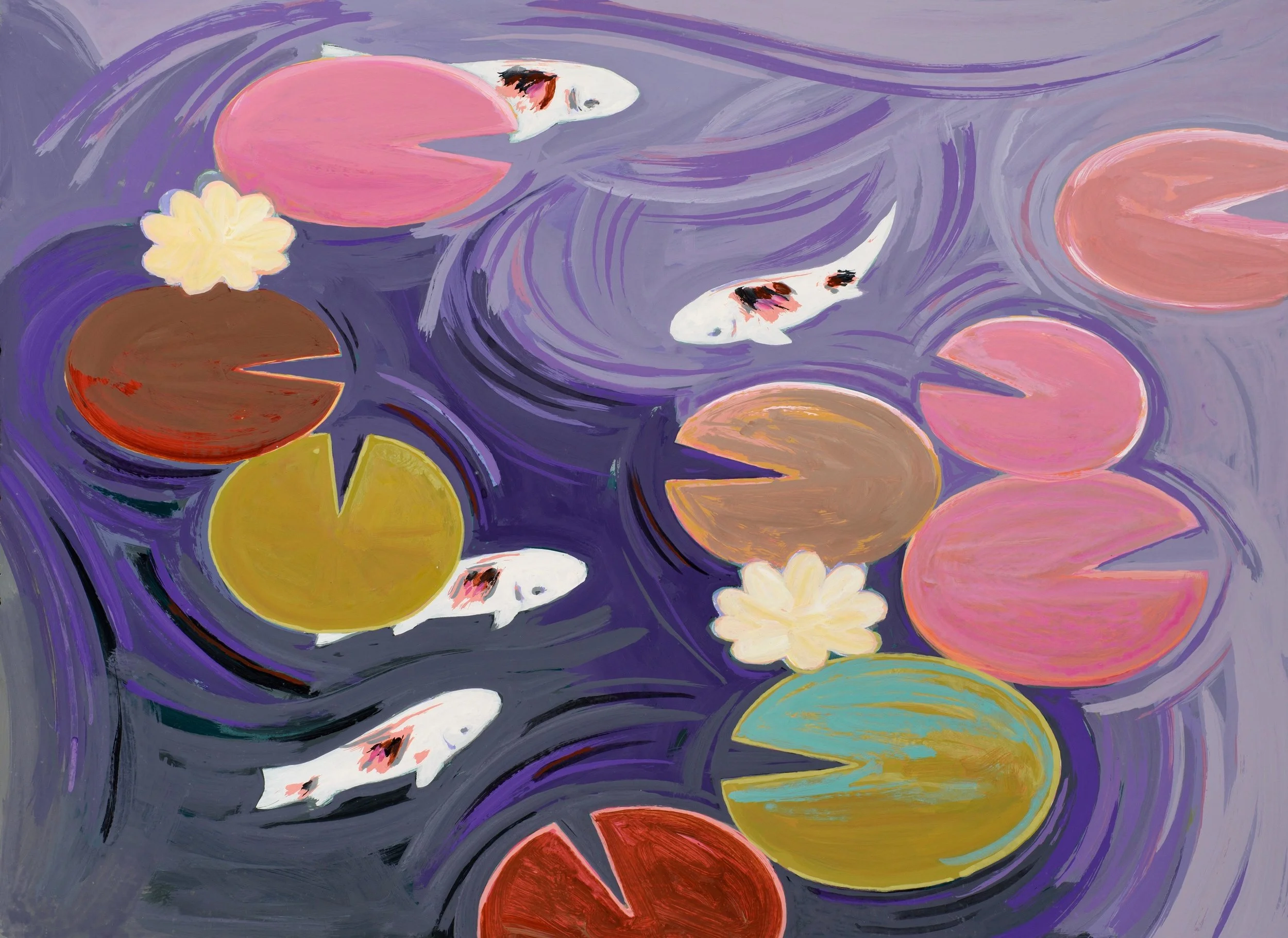 Acrylic and Flashe on Panel 22" x 30"