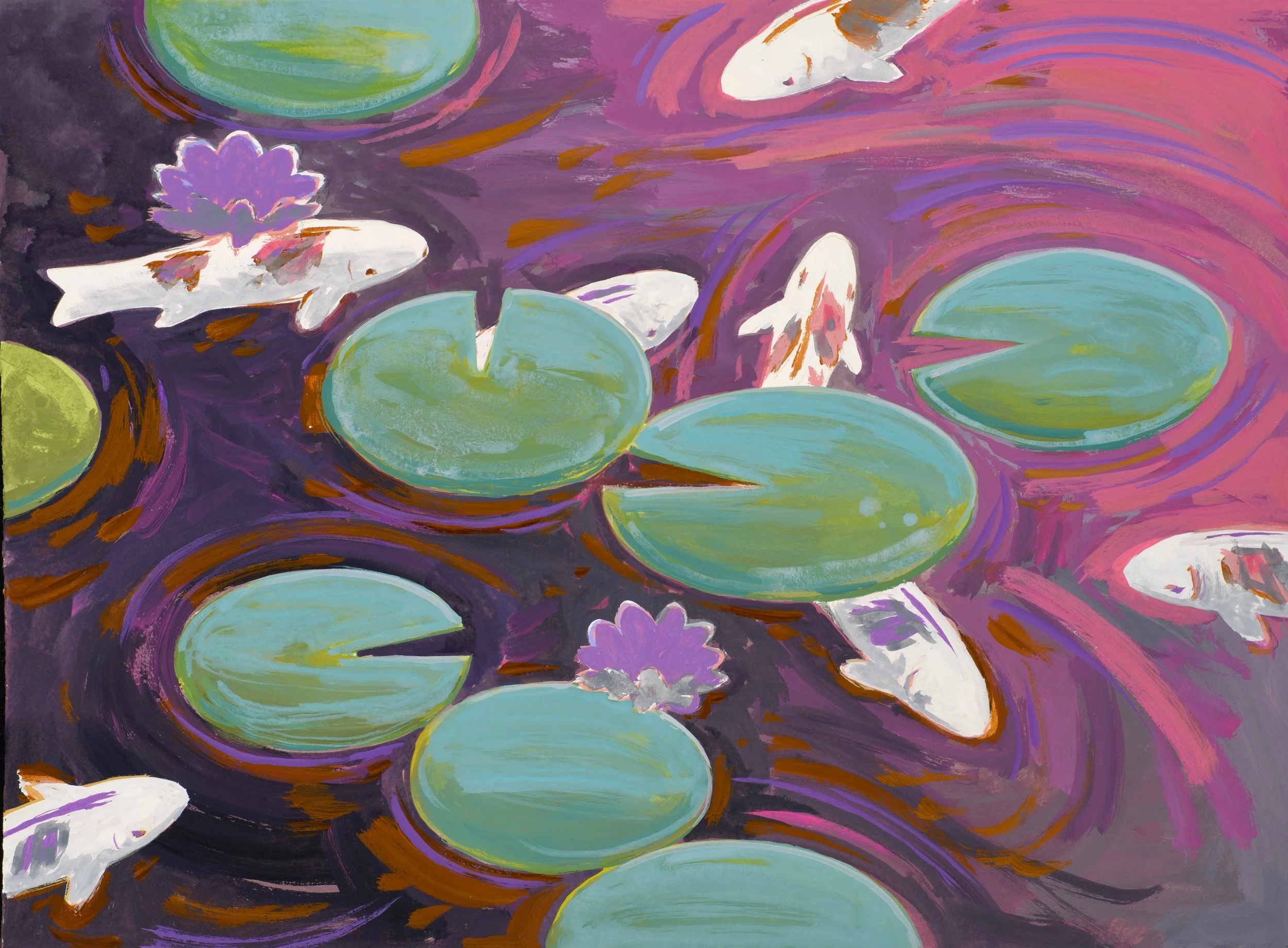 Acrylic and Flashe on Panel 22" x 30"