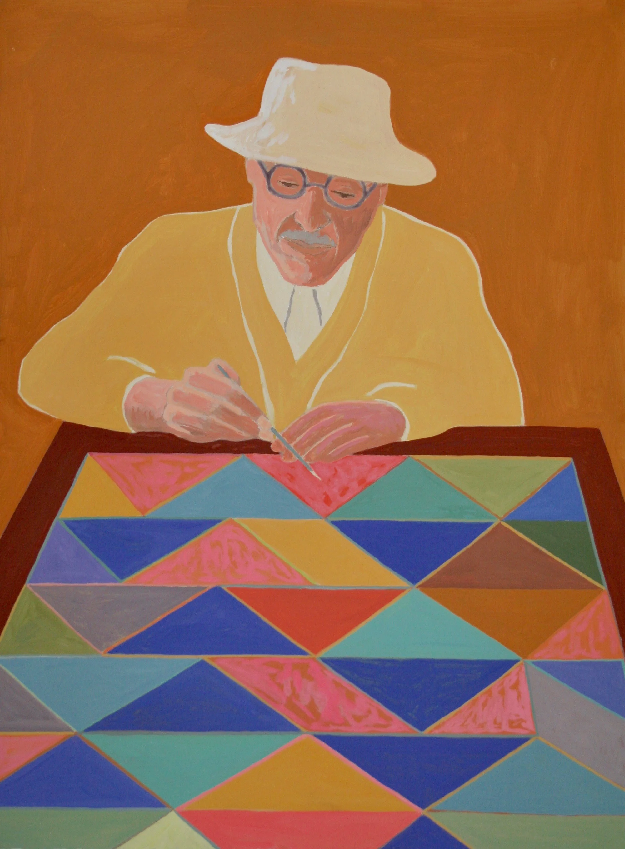 Acrylic and Flashe on Panel 30" x 22"