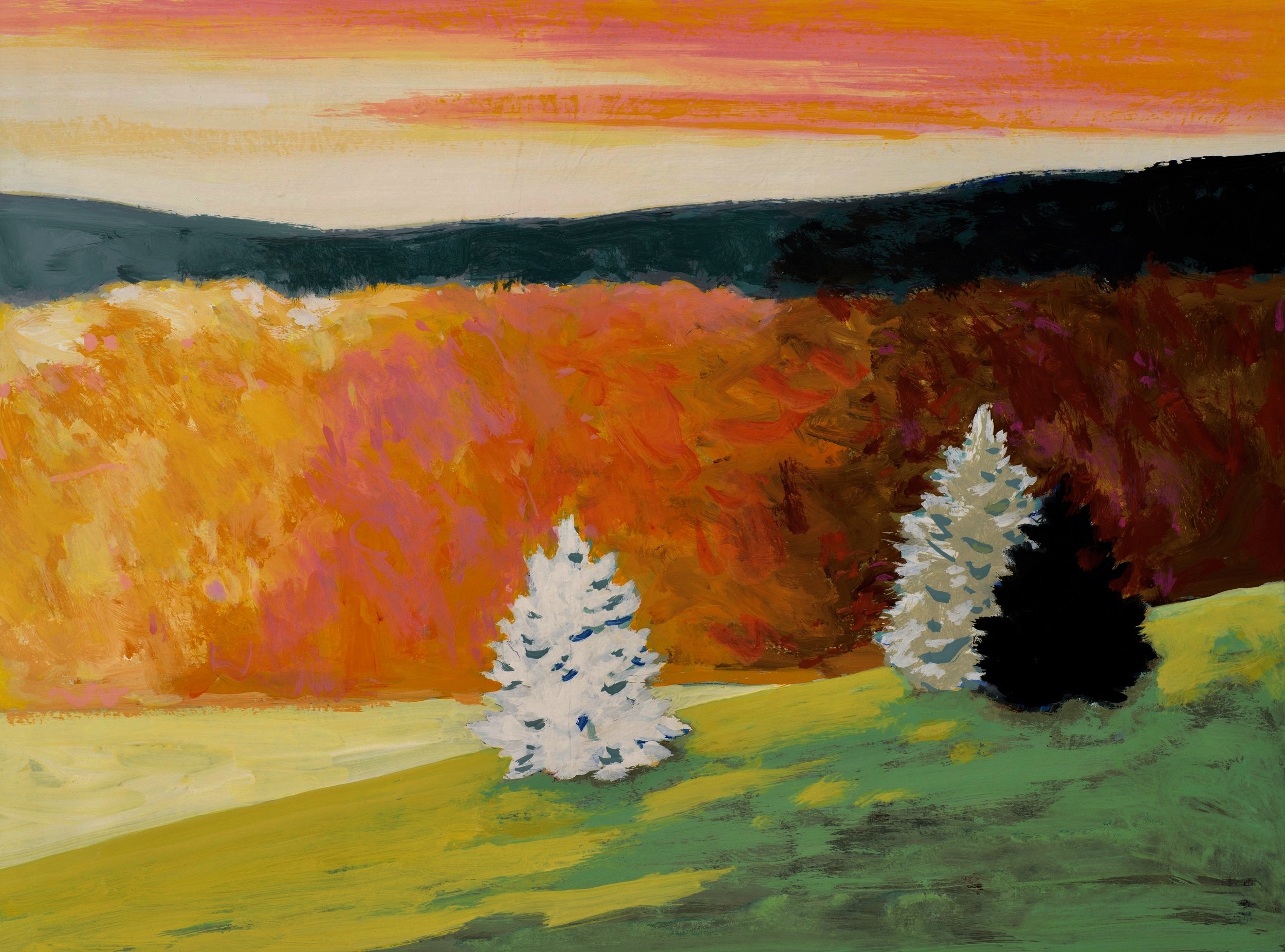 Acrylic and Flashe on Panel 22" x 30"