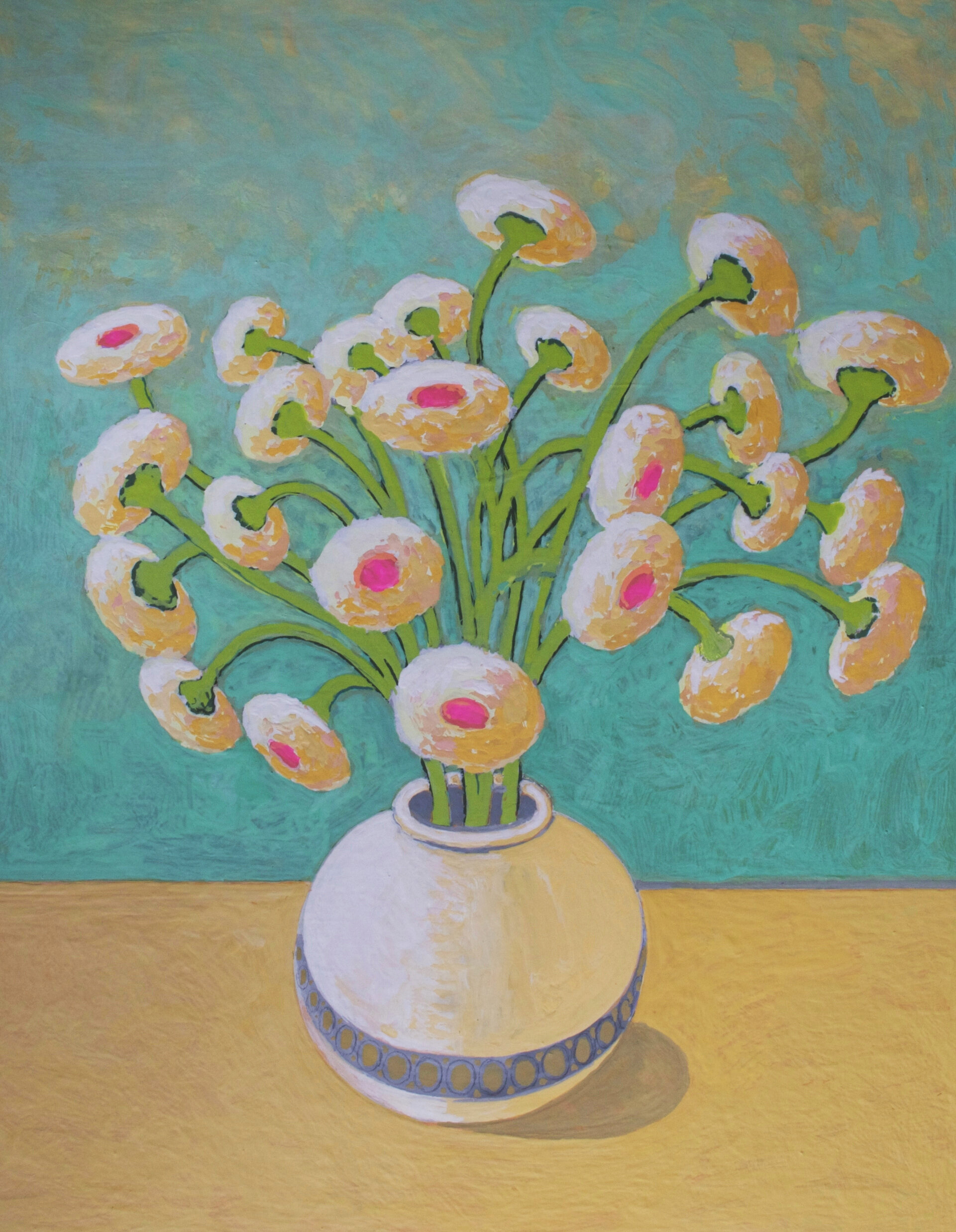 Acrylic and Flashe on Panel 20" x 16"