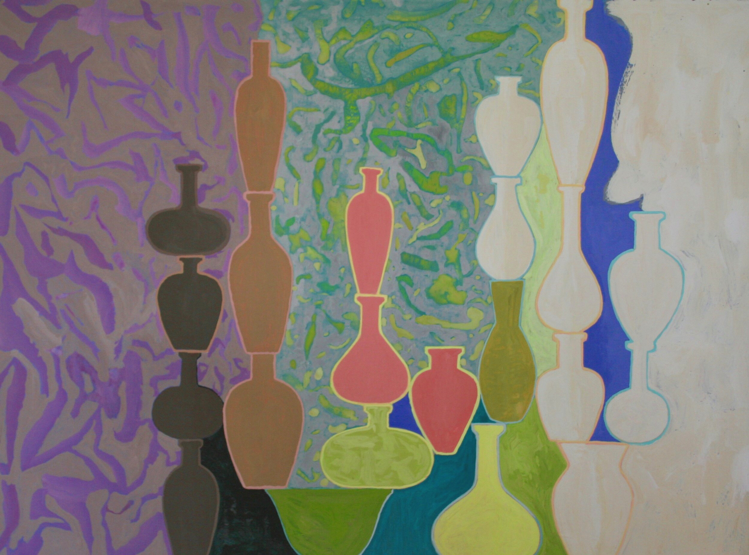 Acrylic and Flashe on Panel 22" x 30"