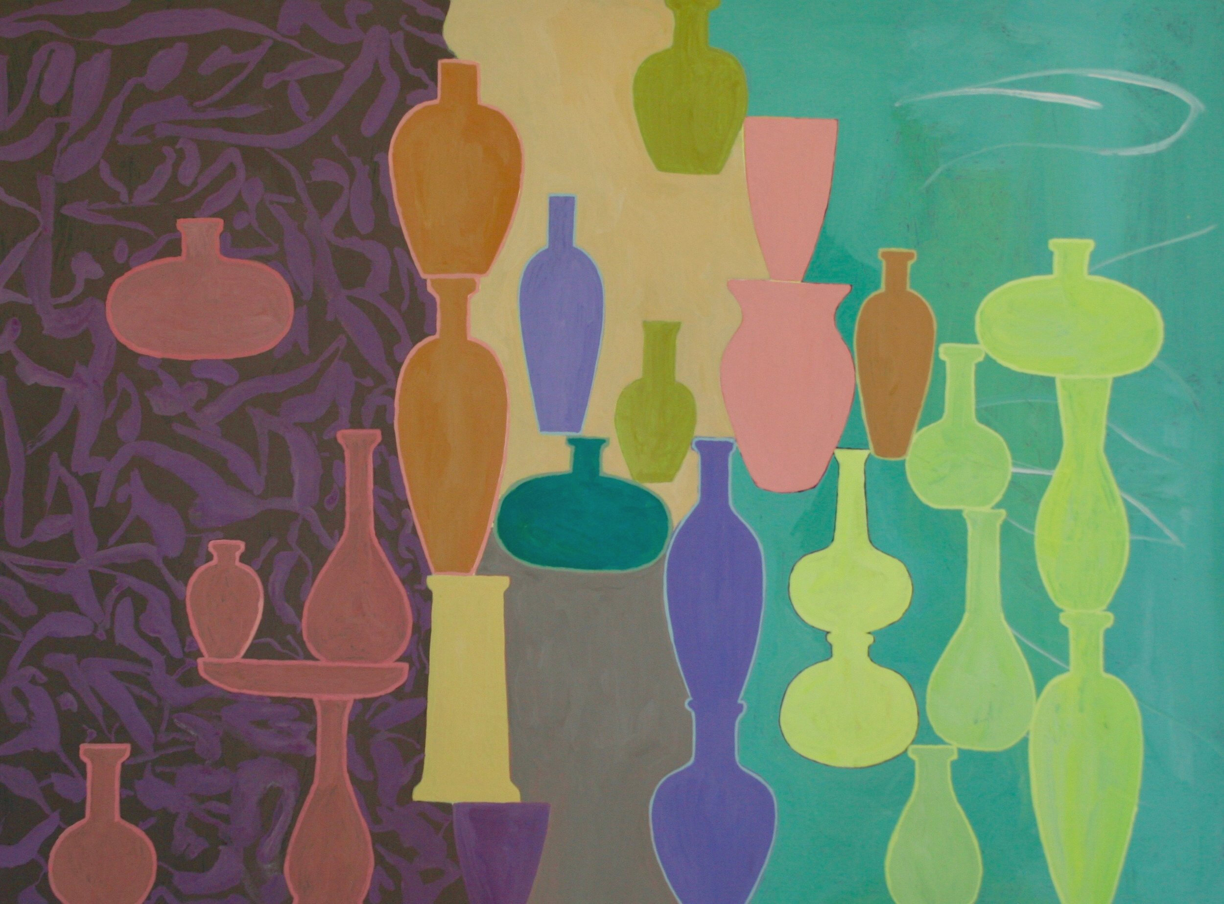 Acrylic and Flashe on Panel 22" x 30"