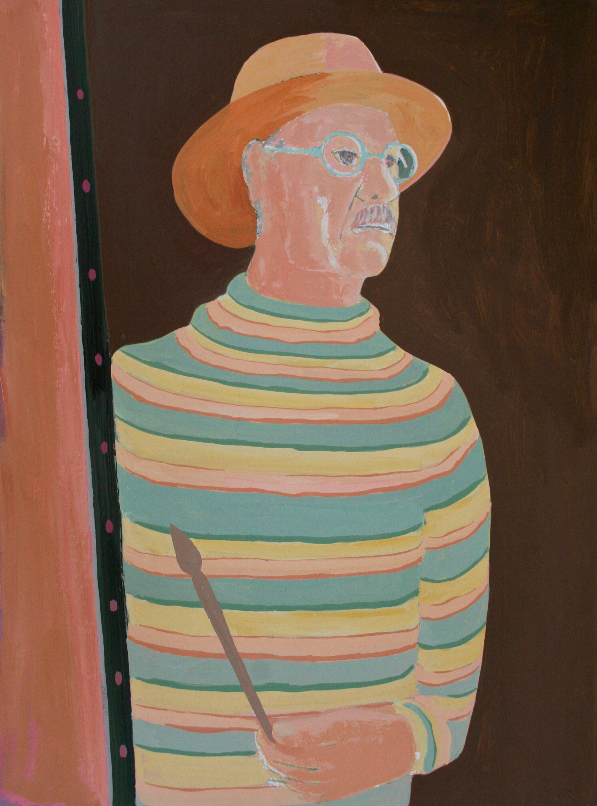 Acrylic and Flashe on Panel 30" x 22"