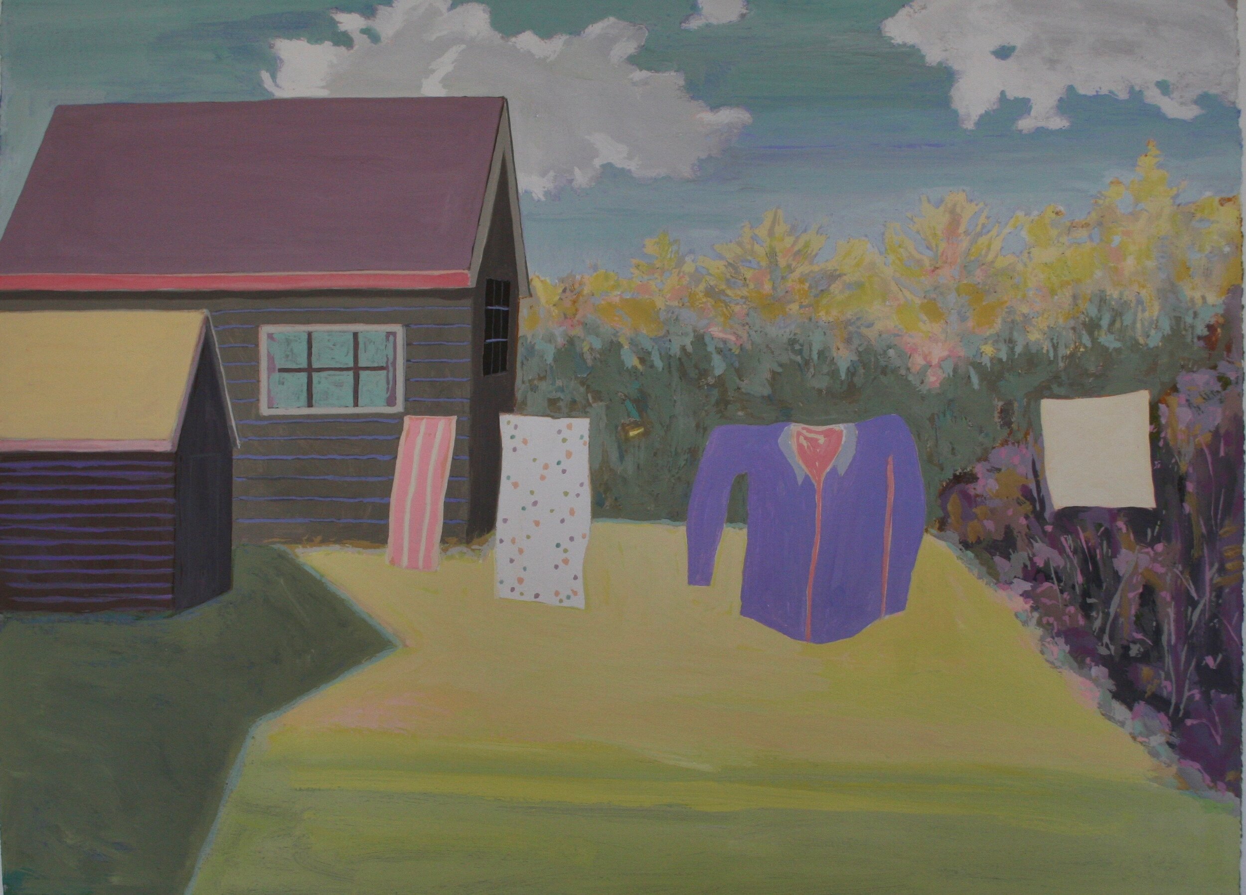 Acrylic and Flashe on Paper 22” x 30”