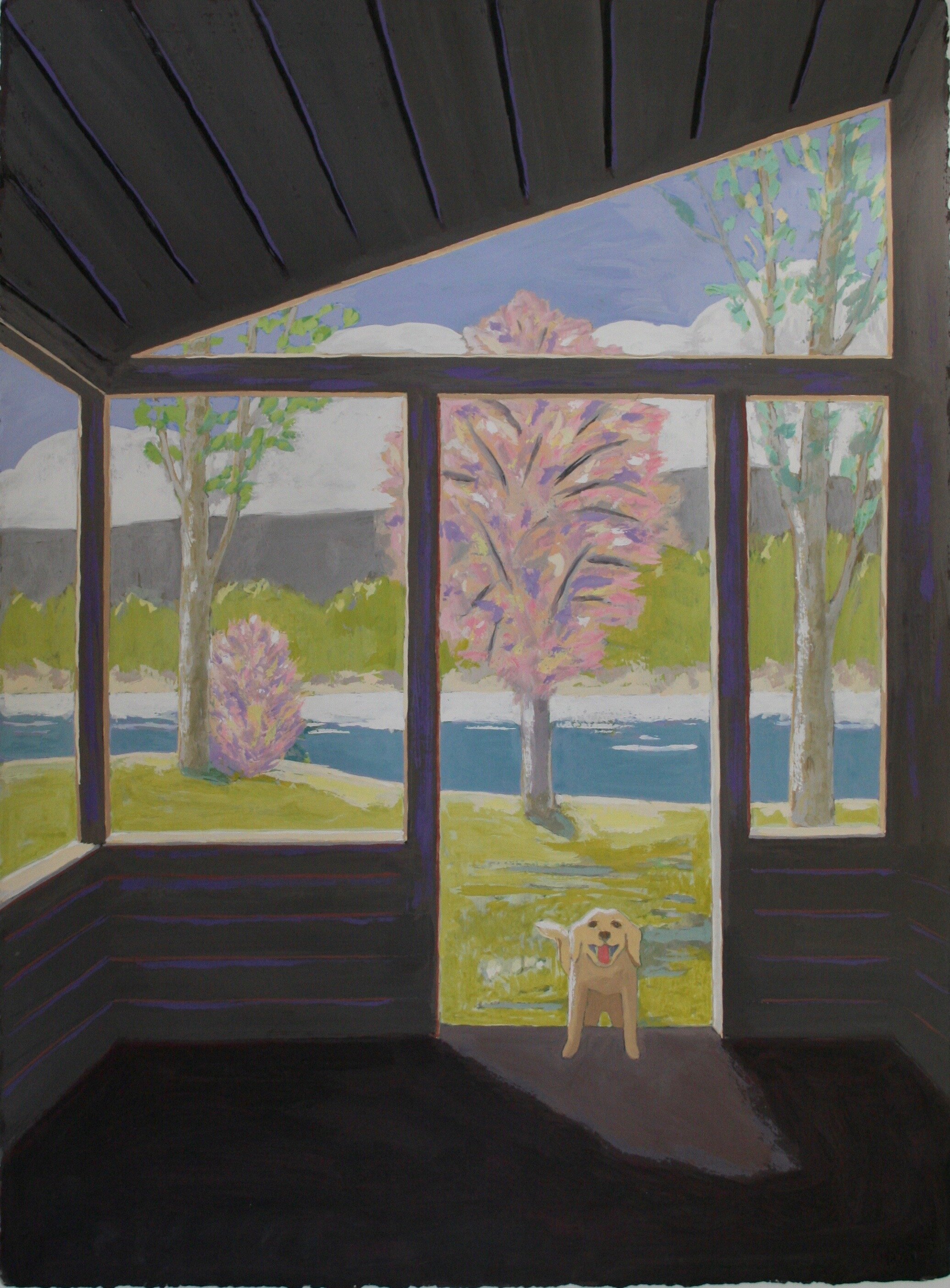 Acrylic and Flashe on Paper 30” x 22”