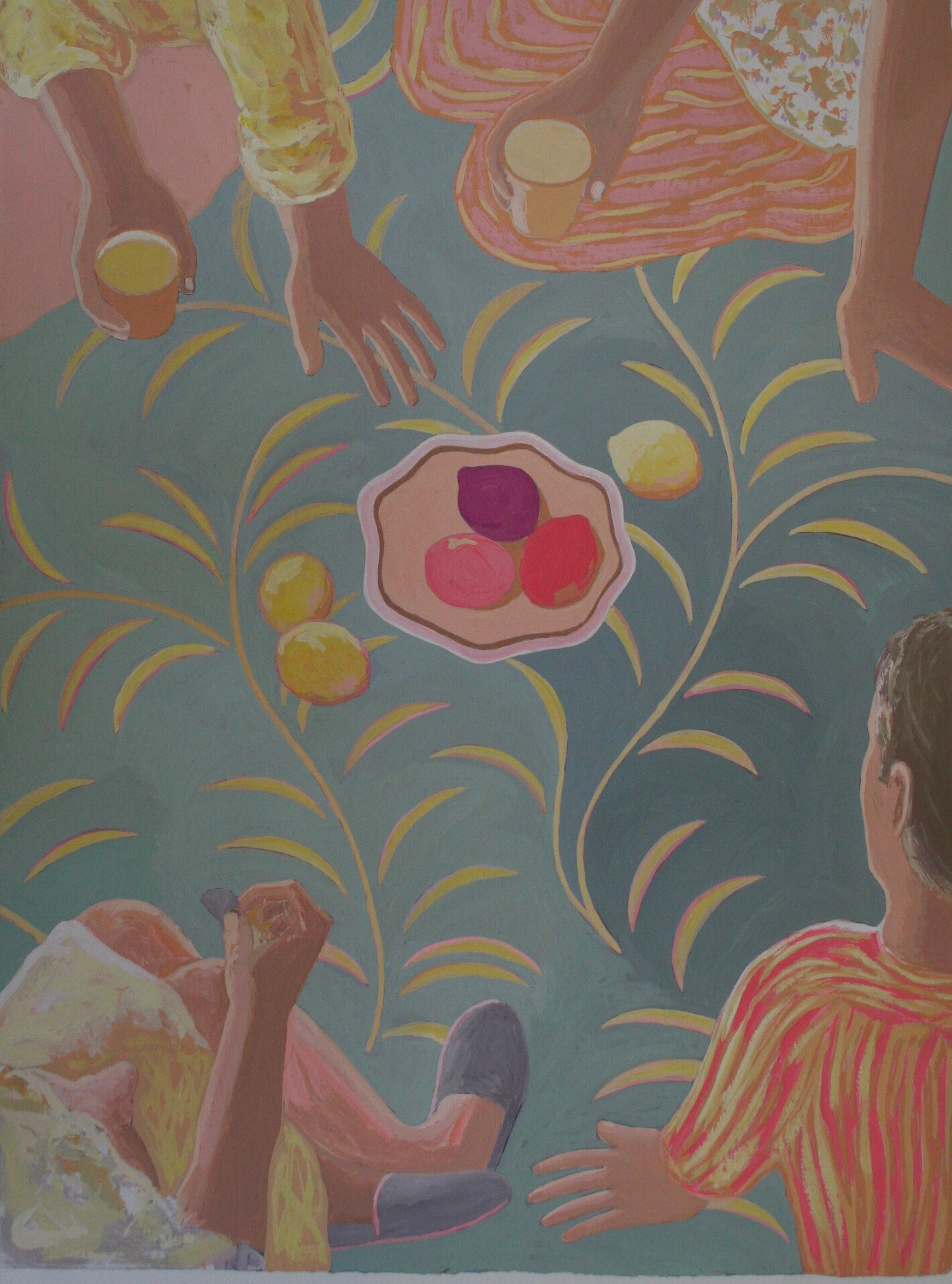 Acrylic and Flashe on Paper 30” x 22”