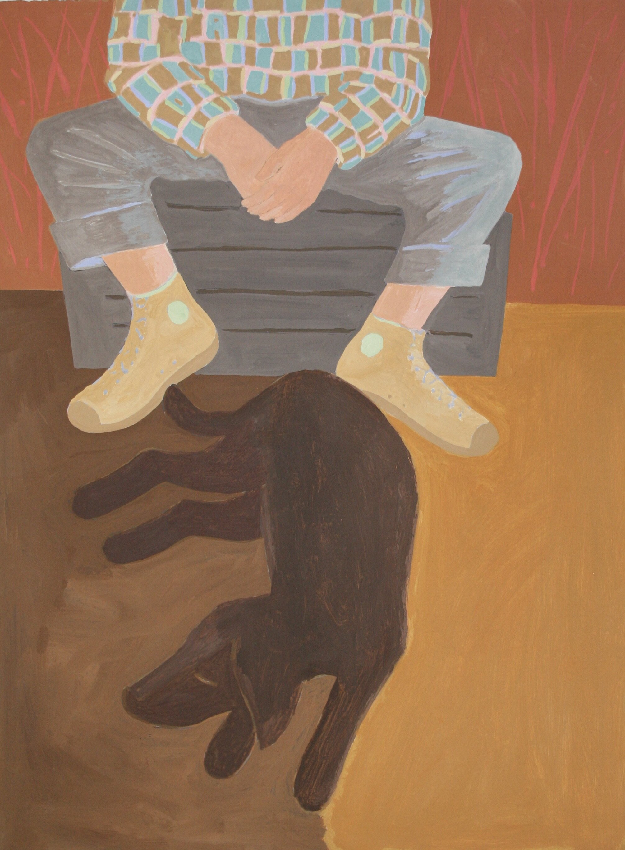 Acrylic and Flashe on Panel 30” x 22”