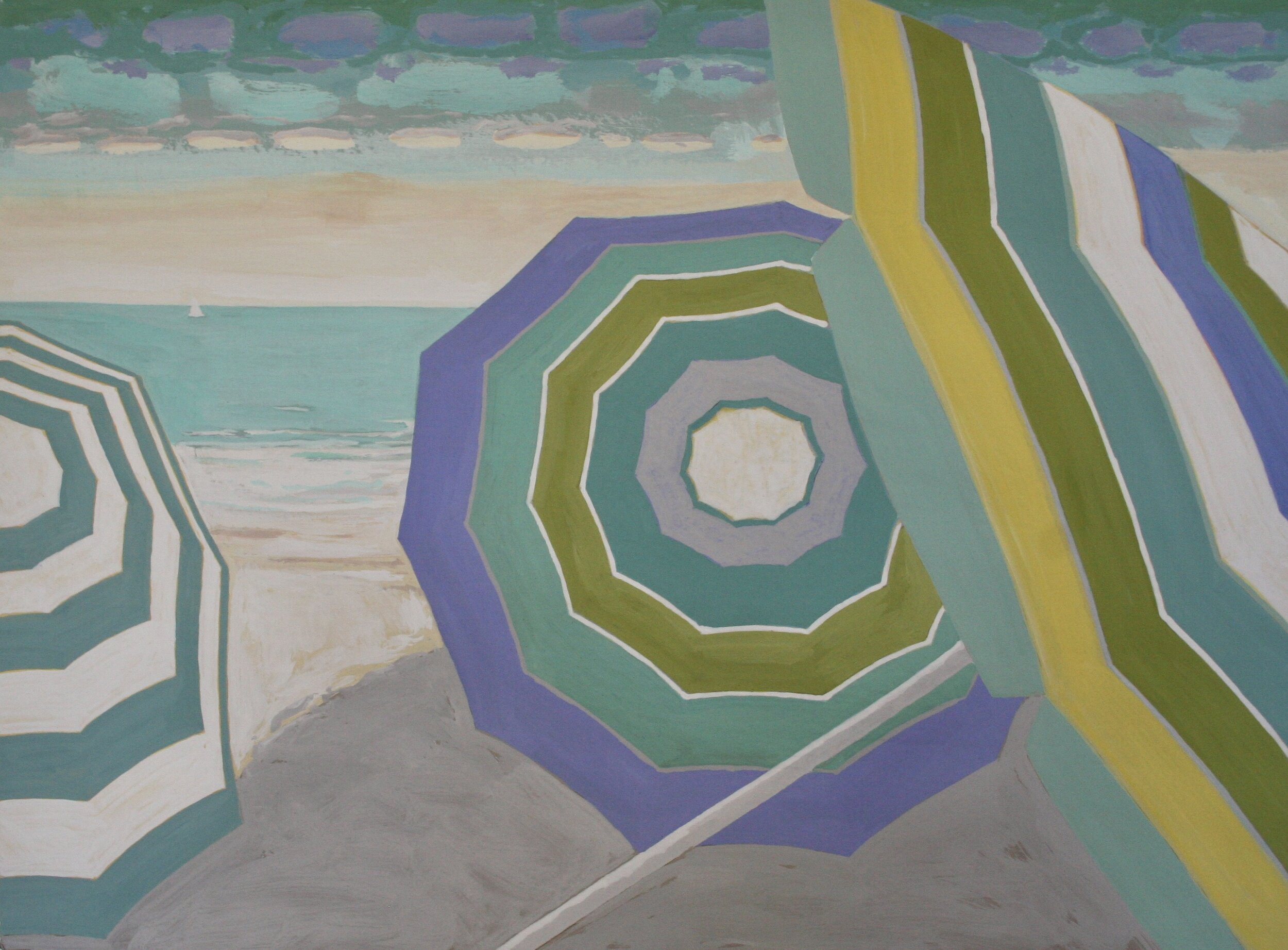 Acrylic and Flashe on Panel 22” x 30”