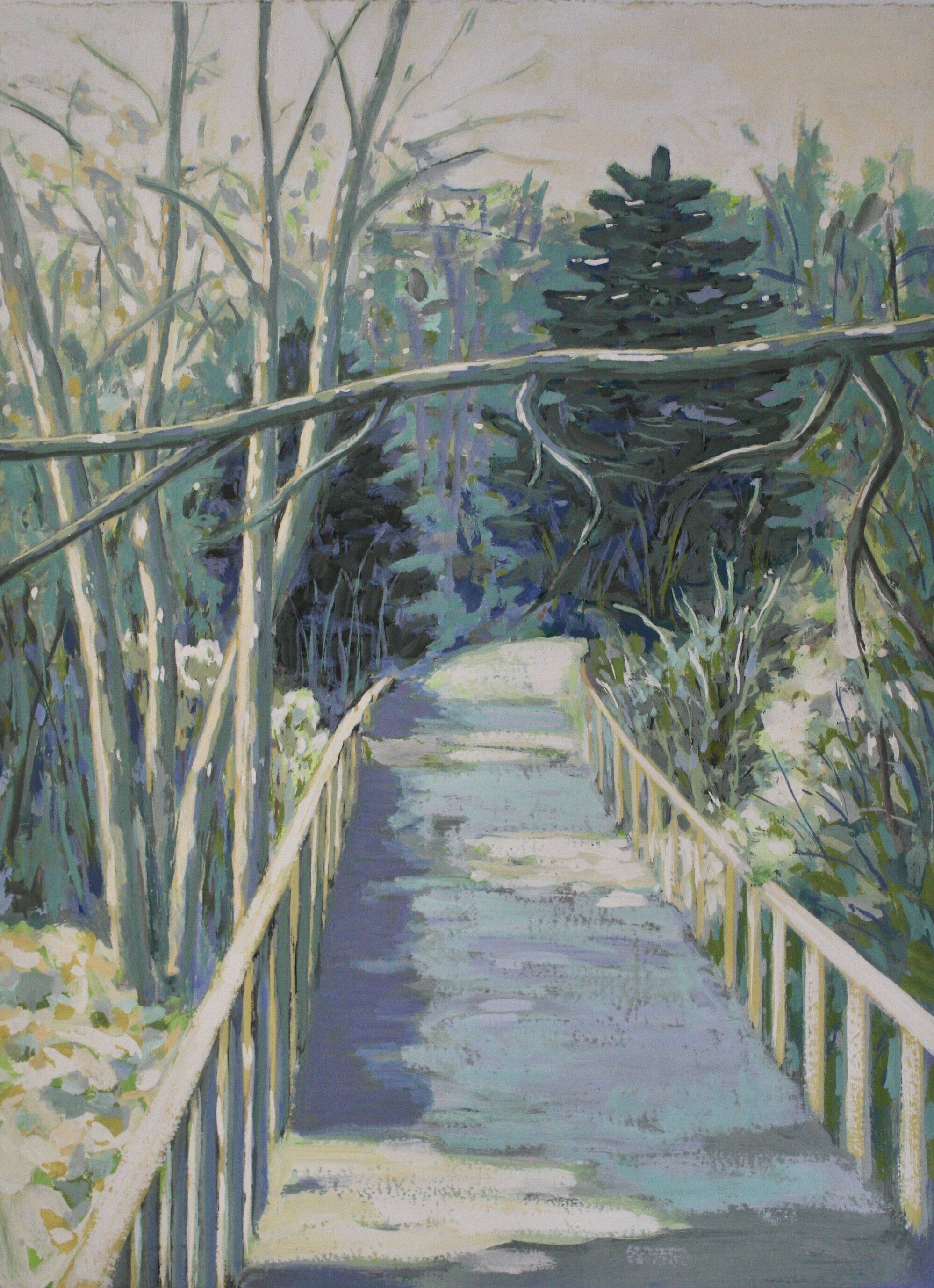 Acrylic and Flashe on Panel, 30" x 22"