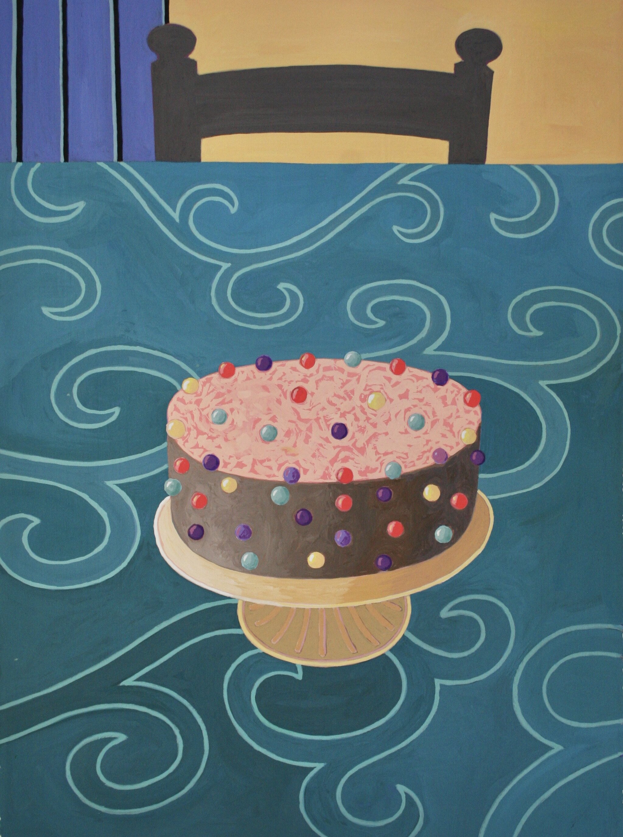 Acrylic and Flashe on Panel 30” x 22”