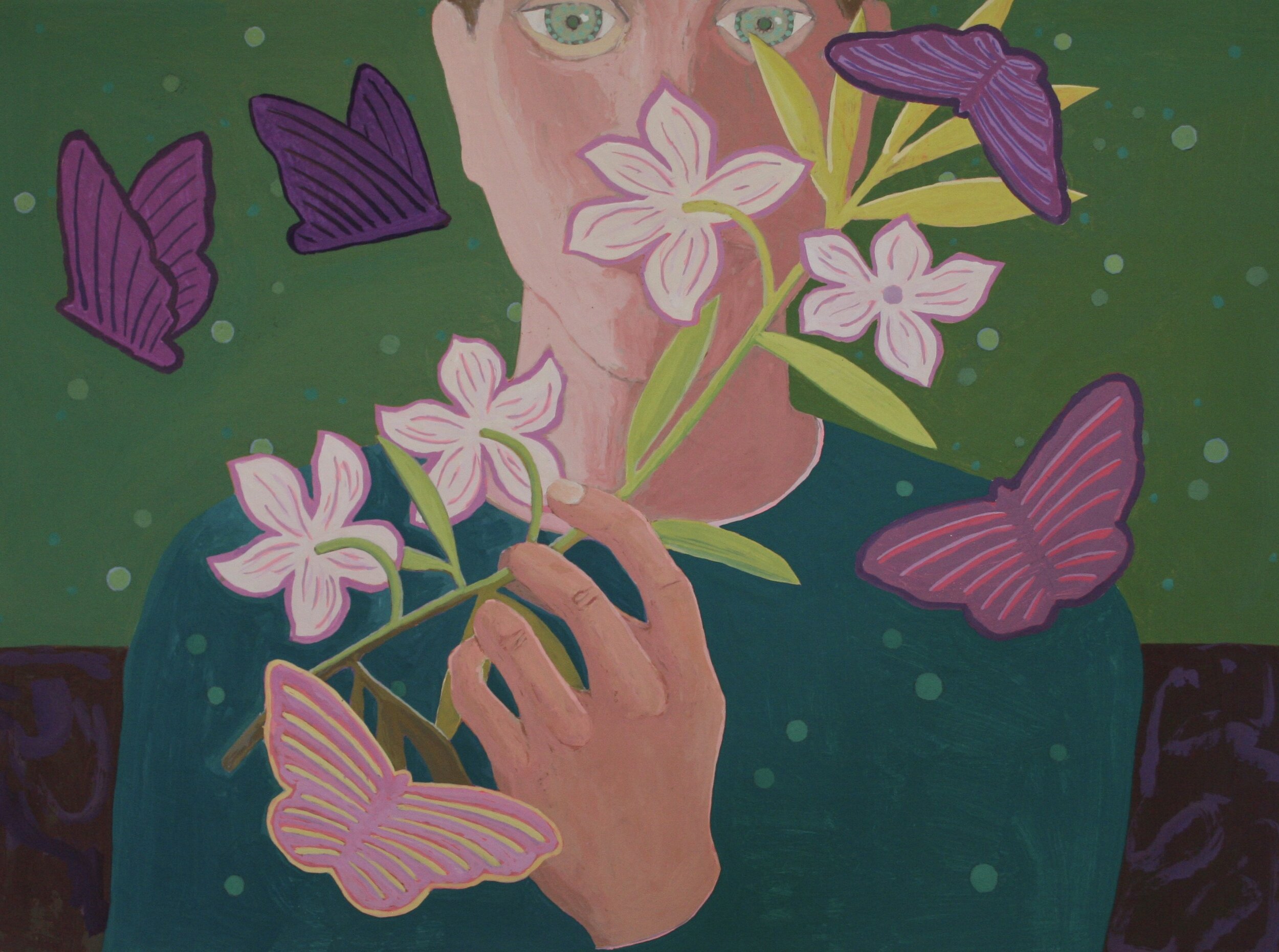 Acrylic and Flashe on Panel 22” x 30”