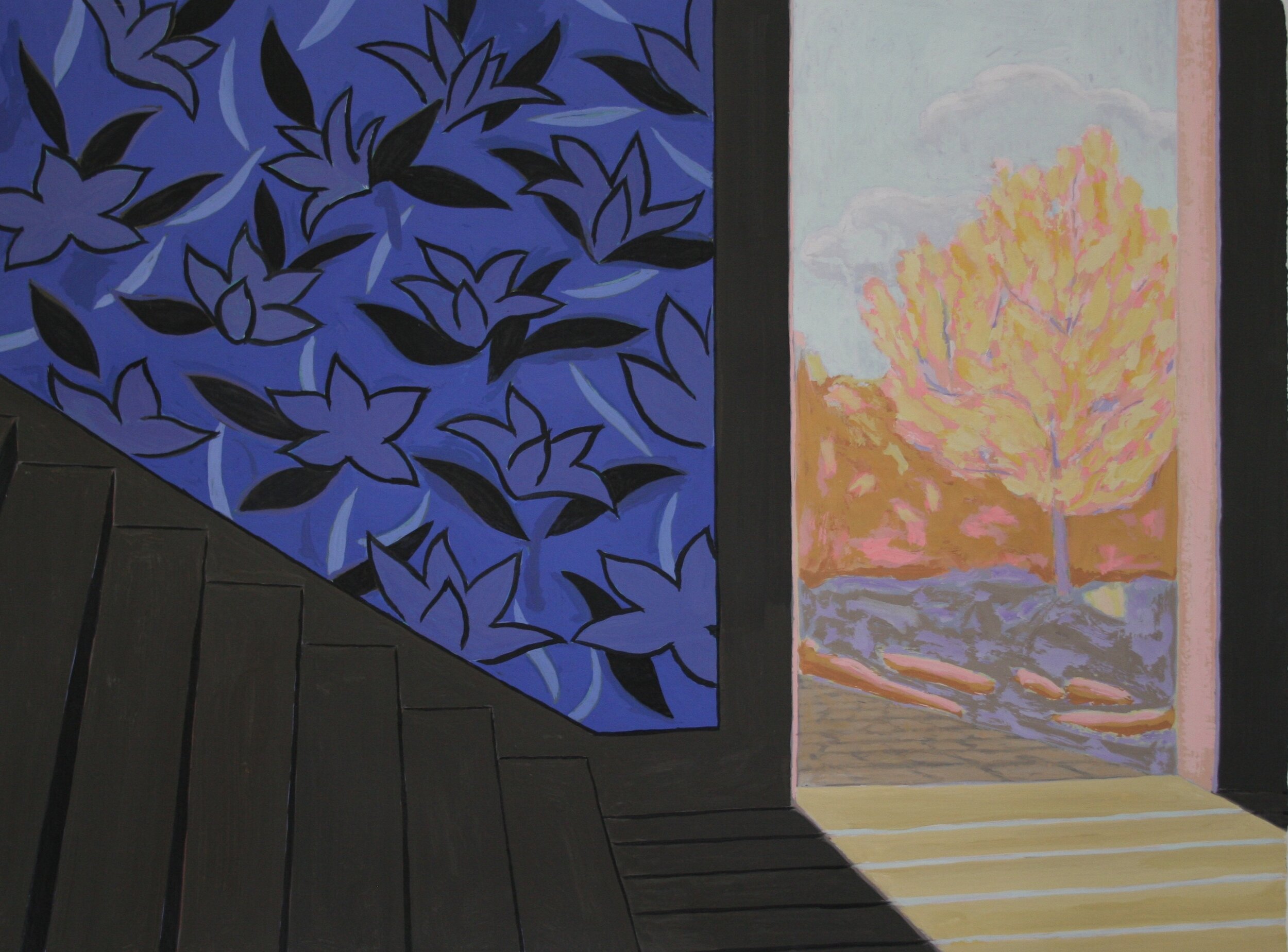 Acrylic and Flashe on Panel 30” x 22”