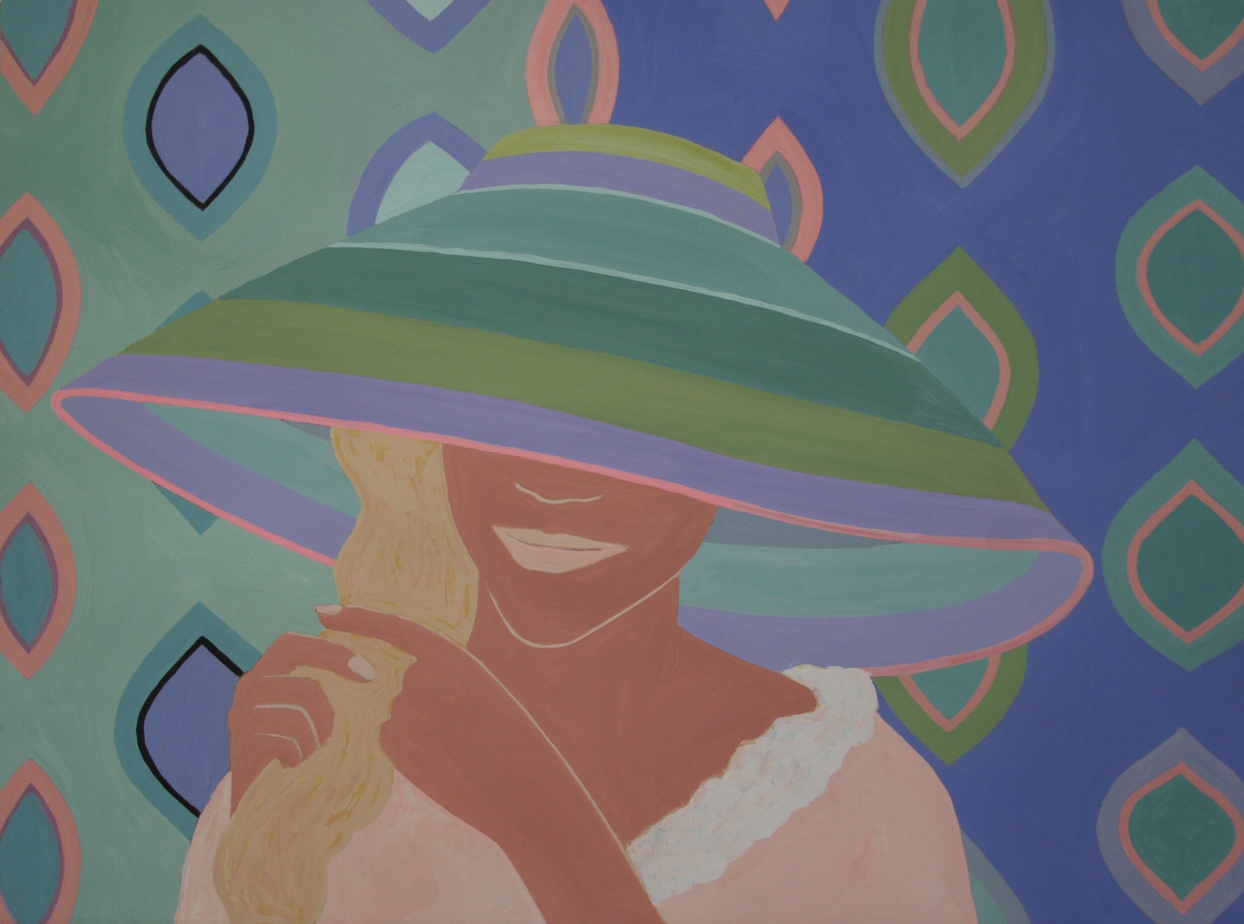 Acrylic and Flashe on Panel 30” x 22”