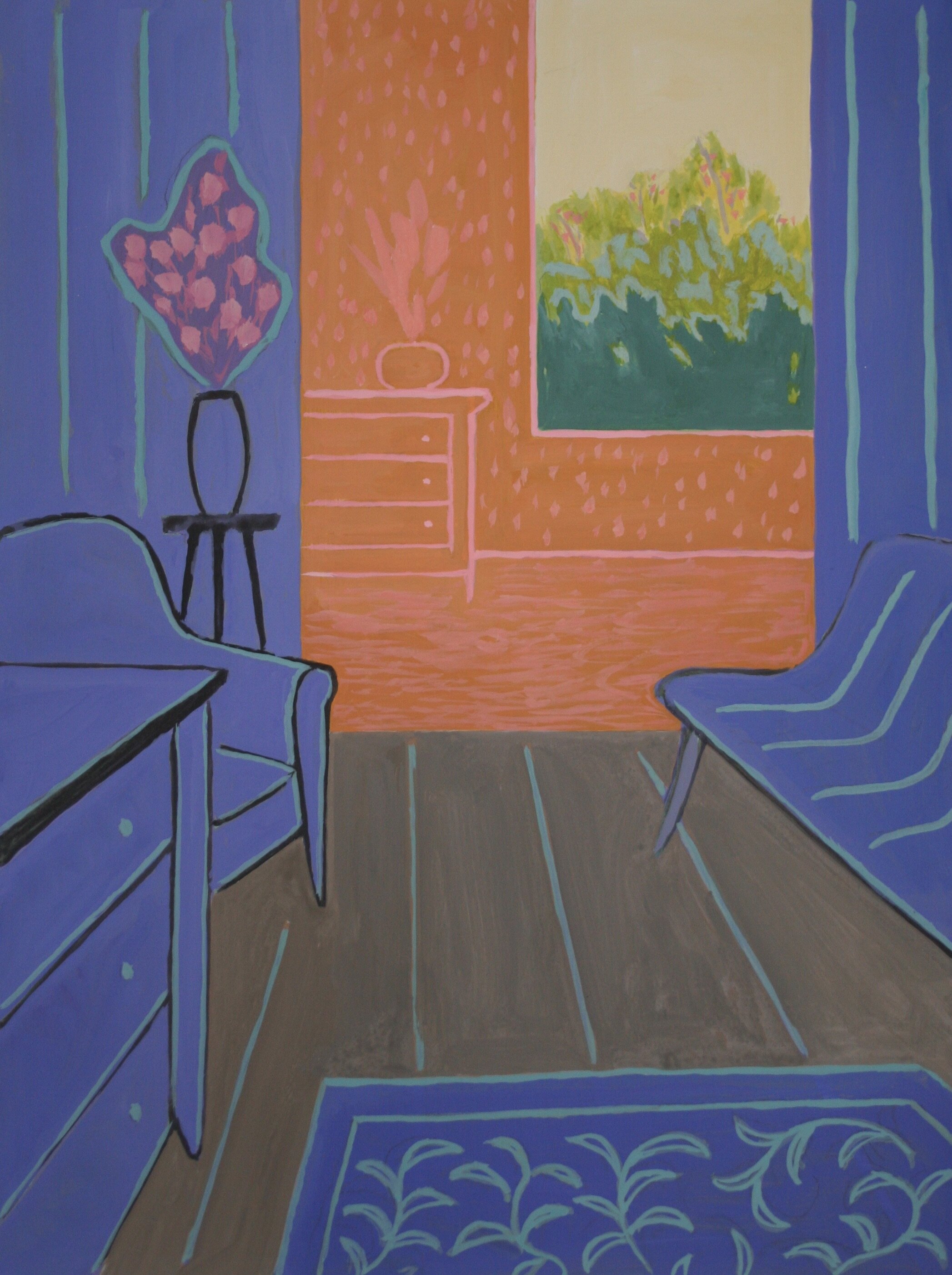 Acrylic and Flashe on Panel 30” x 22”