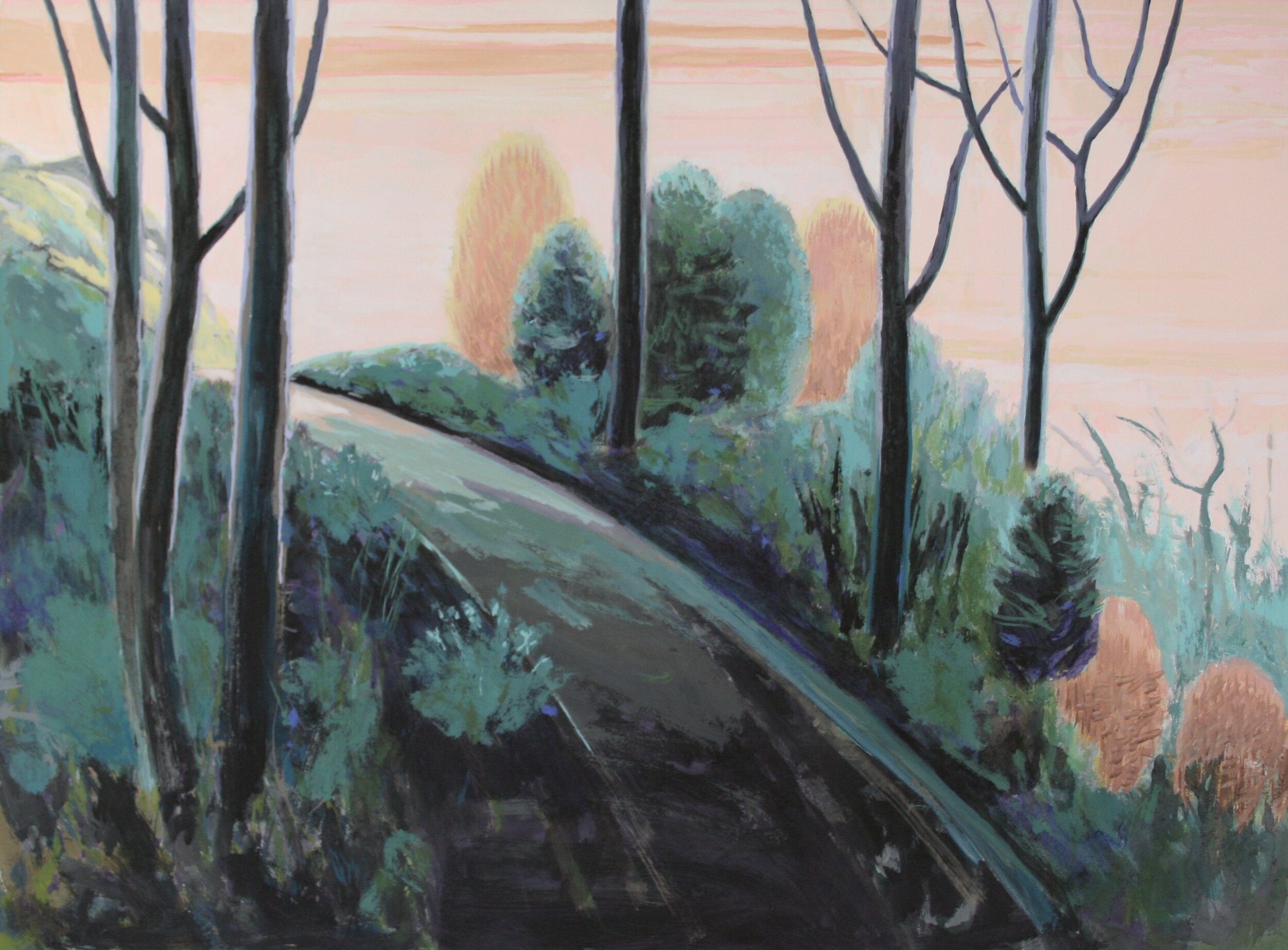Acrylic and Flashe on Panel 22” x 30”