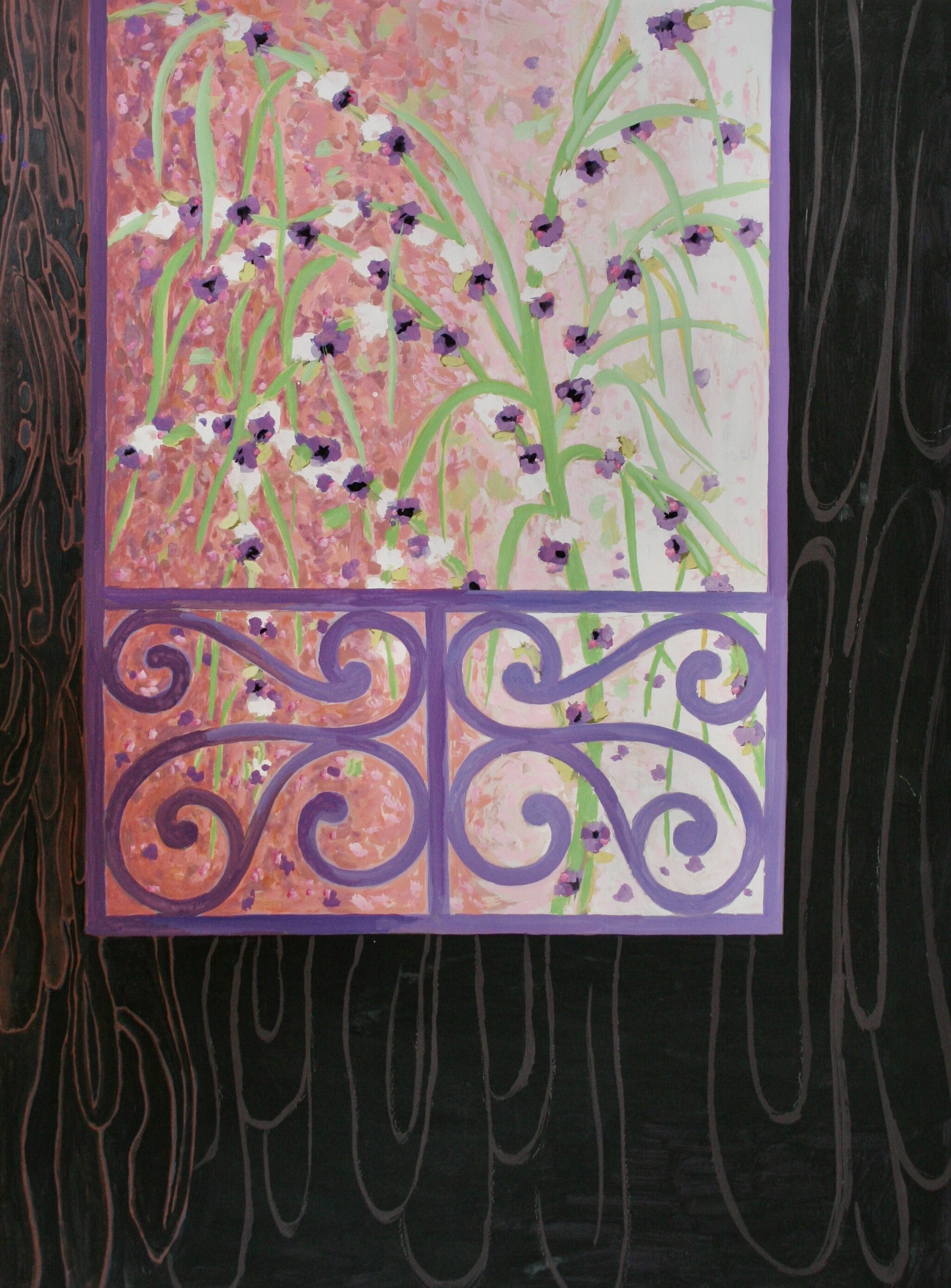 Acrylic and Flashe on Panel 30” x 22”
