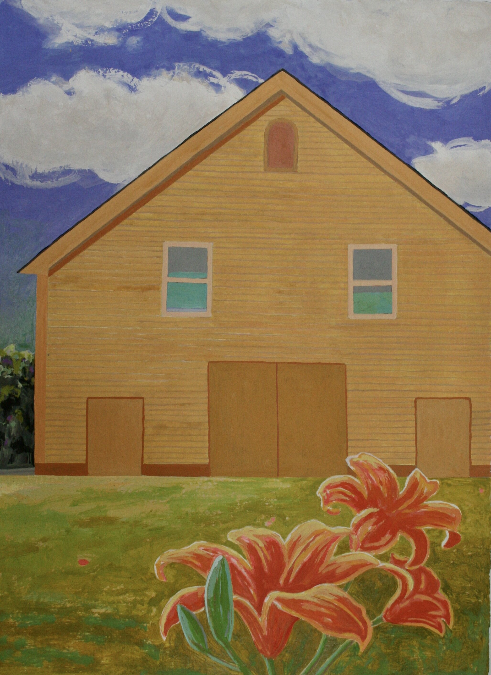 Acrylic and Flashe on Panel 30” x 22”