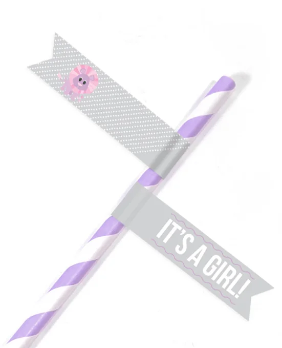 Straw pennants always add a special touch!
