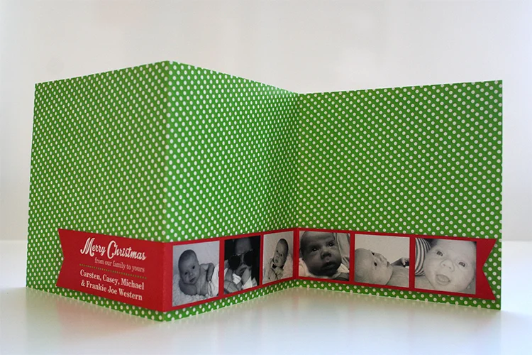 I can't wait to design Michael's Christmas cards this year! Just a reminder: The Holidays are right around the corner!