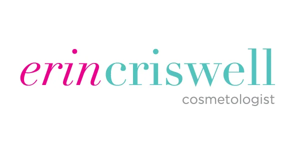 Erin wanted to keep things simple with her logo - Her only request was to use teal and pink