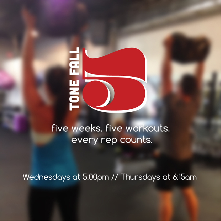 Tone Fall Five was a workout challenge that took place over five weeks in October.