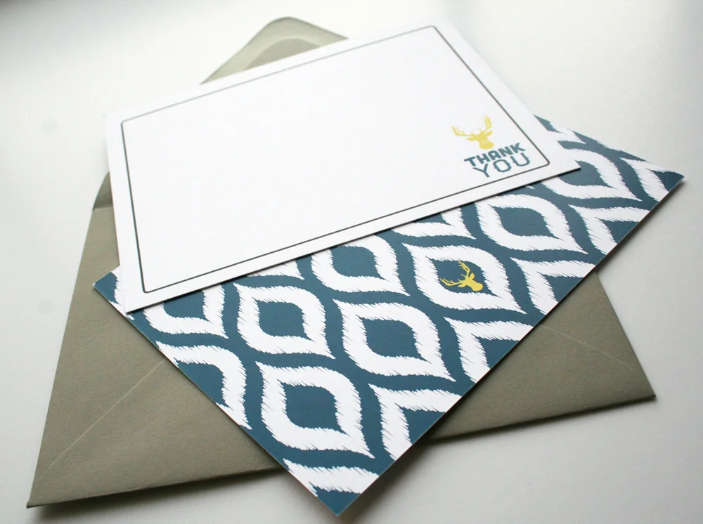 All of the items had a different colored ikat backing. 