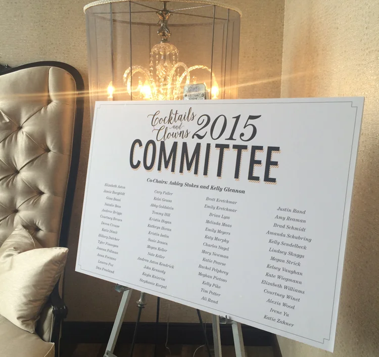 The Committee sign