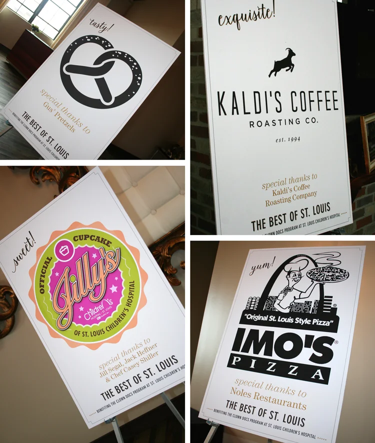Gus' Pretzels, Kaldi's Coffee, Jilly's Cupcakes and Imo's Pizza were the featured food stations. My personal fave was the ice cream cone cupcakes at the Jilly's station... you had to be crazy if you didn't love them!